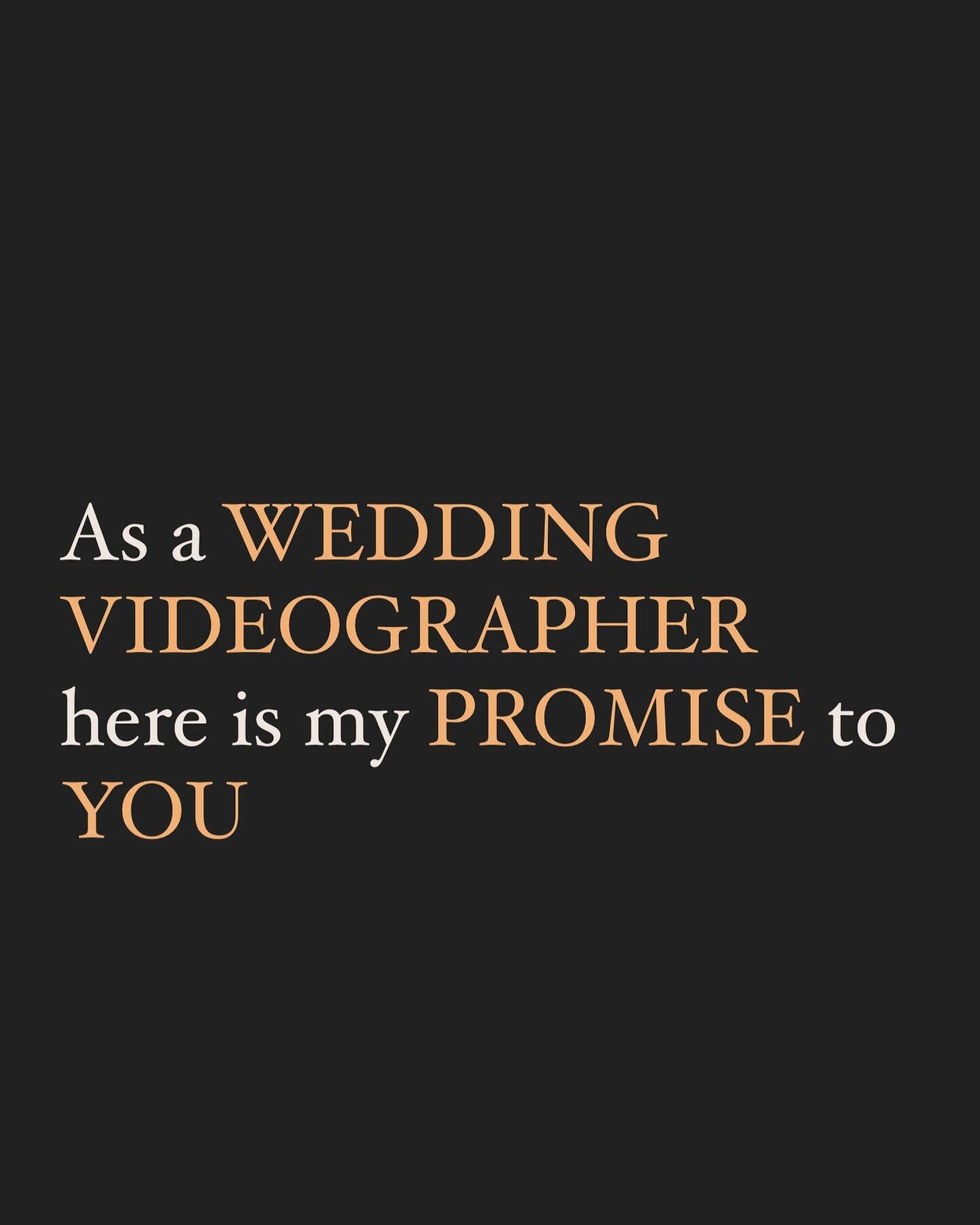 If you&rsquo;re a wedding vendor I triple dog dare you to share your brand promise! 

This is my promise to every couple who I get on a video call with To every couple who inquires with me. To every couple I film, to every couple I&rsquo;ve had the p