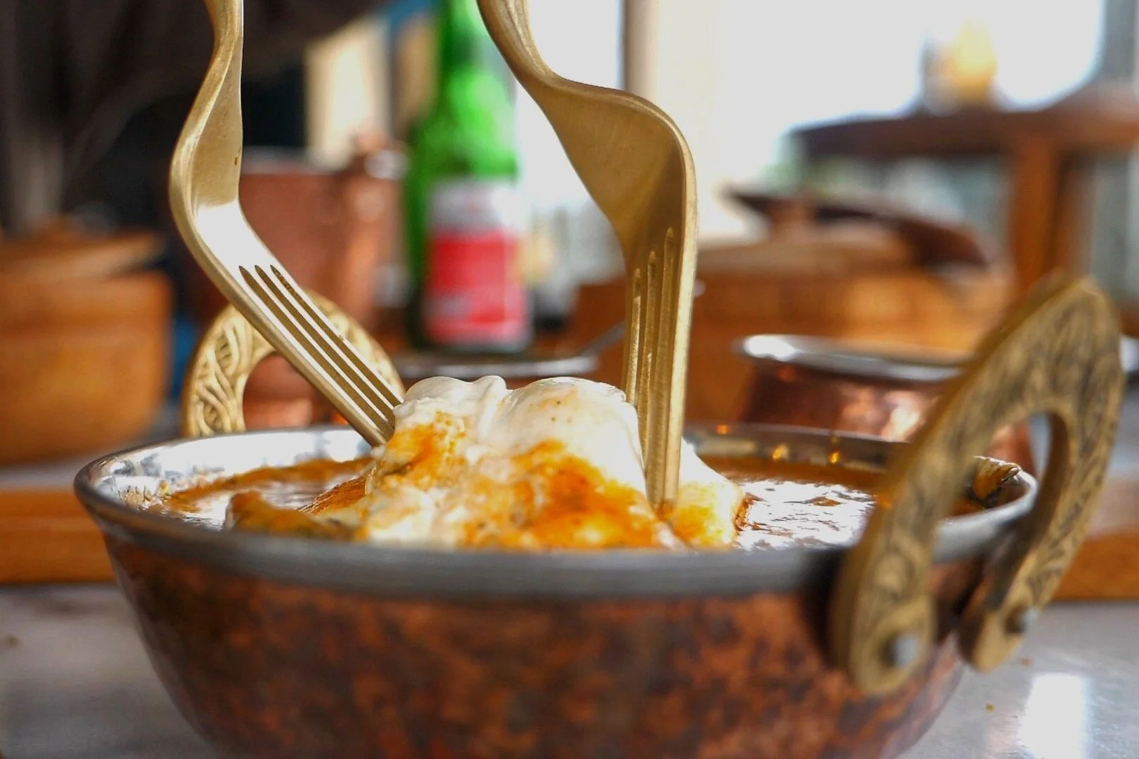 burrata butter chicken indian fusion