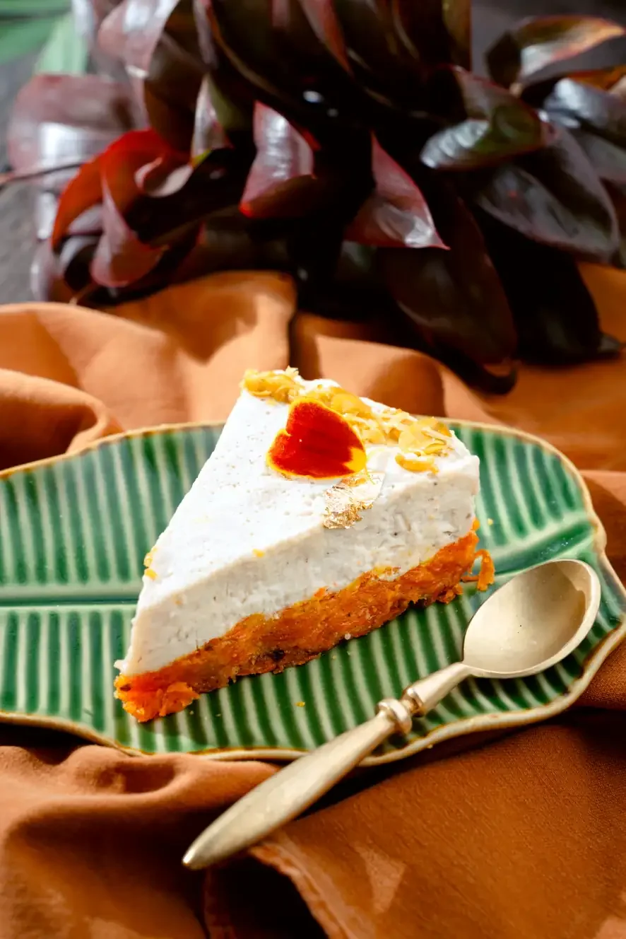 CARROT HALWA CHEESECAKE