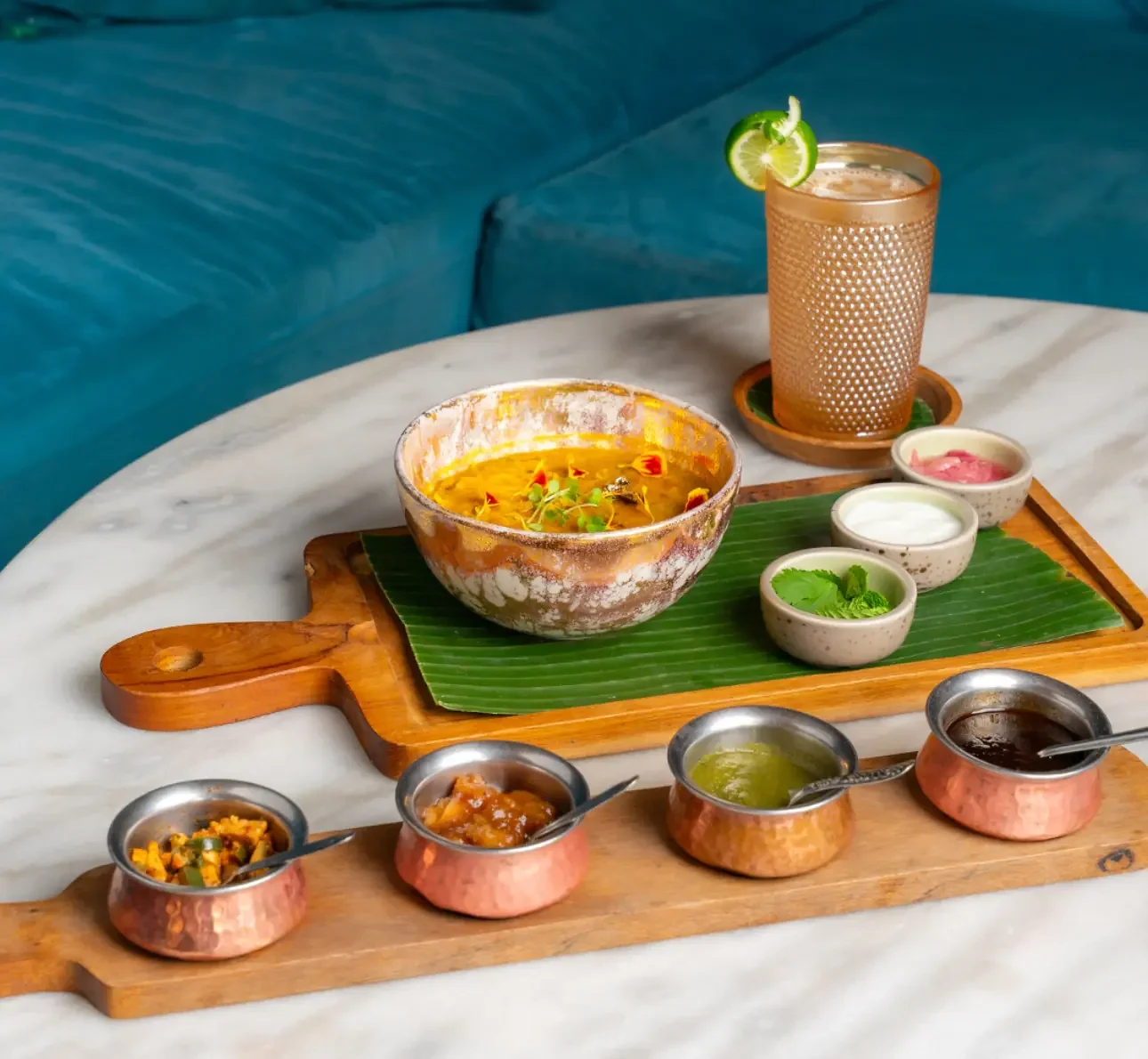 KITCHARI - 
A staple of ayurvedic diets. Basmati rice & slow-cooked lentils make the base for this healing, pre-biotic dish perfect for a cleanse. 