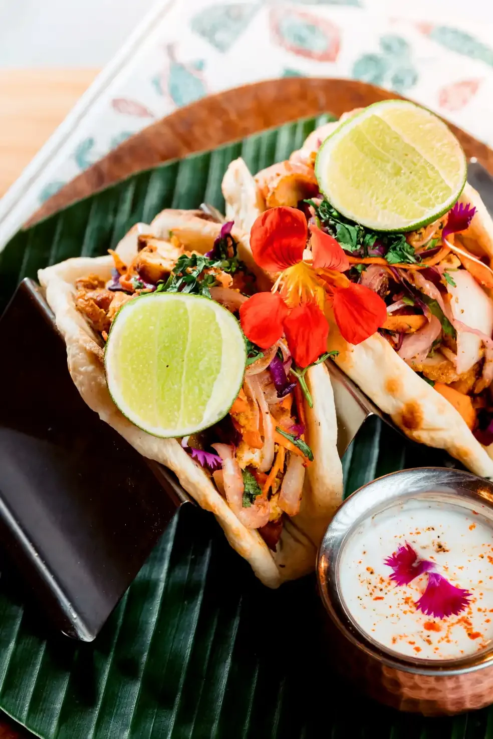 TANDOORI TACOS - CHICKEN/FISH