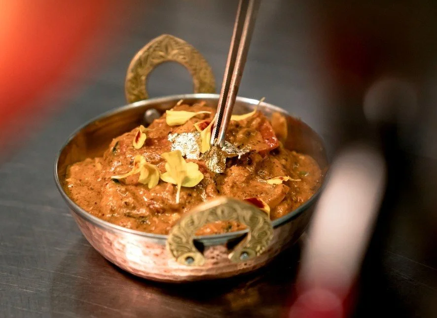Authentic Chole Masala made with slow-cooked chickpeas and traditional Indian spices.