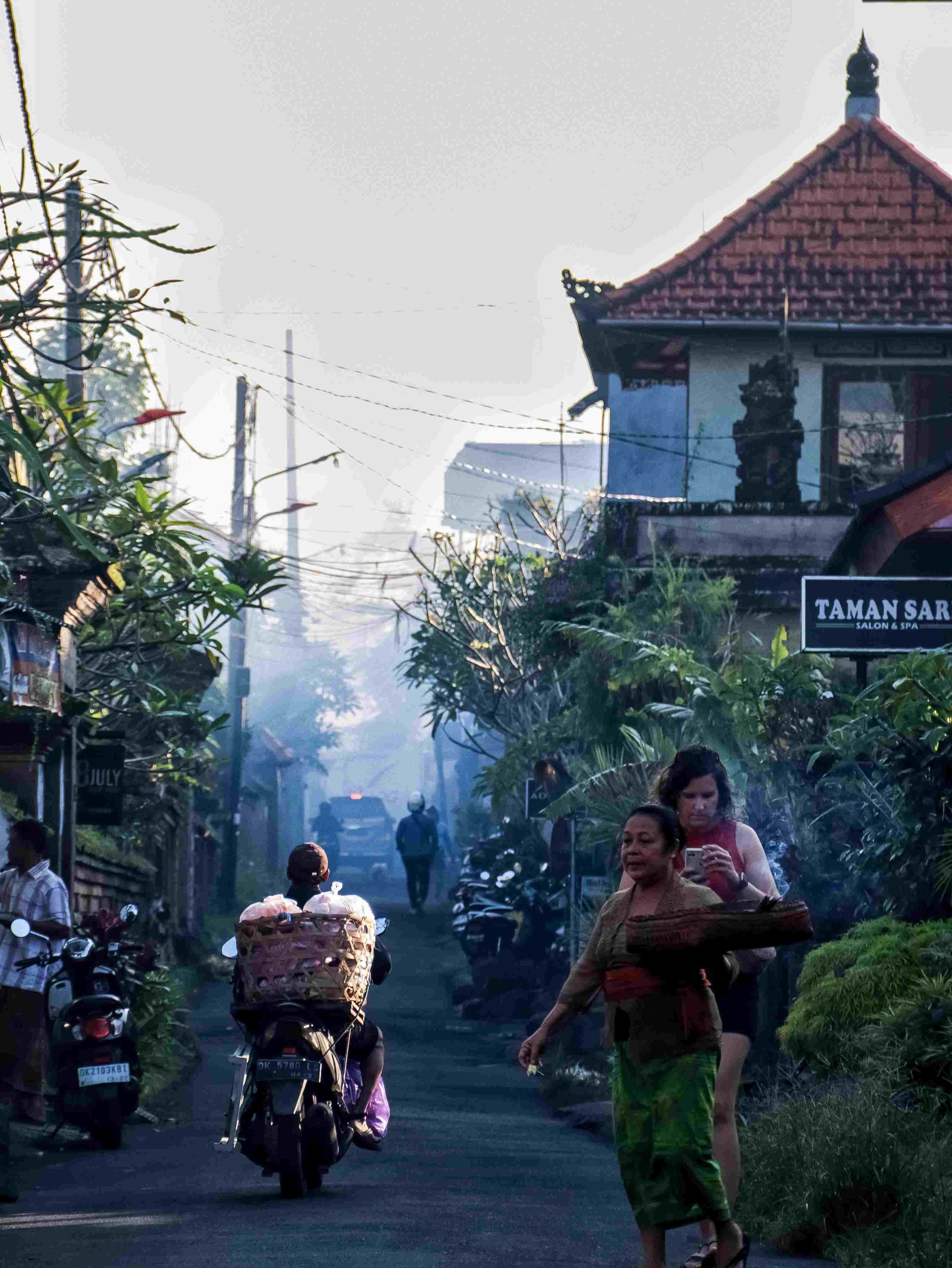 morning time in ubud
