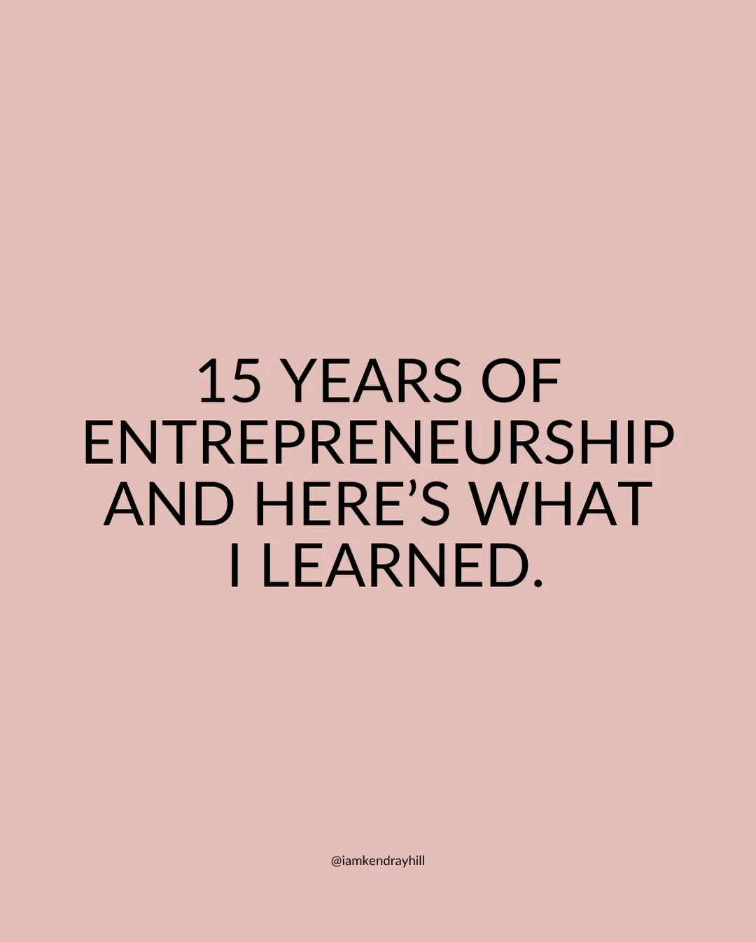Yesterday, I celebrated 15 years of entrepreneurship. That&rsquo;s a lonnnnnnng time. God had me look up the word &ldquo;longevity&rdquo; and it means &ldquo;a long duration of individual life&rdquo; (MW).

Longevity is the real flex because it means