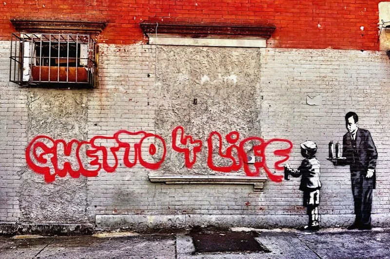 Banksy Ghetto 4 Life Street Art