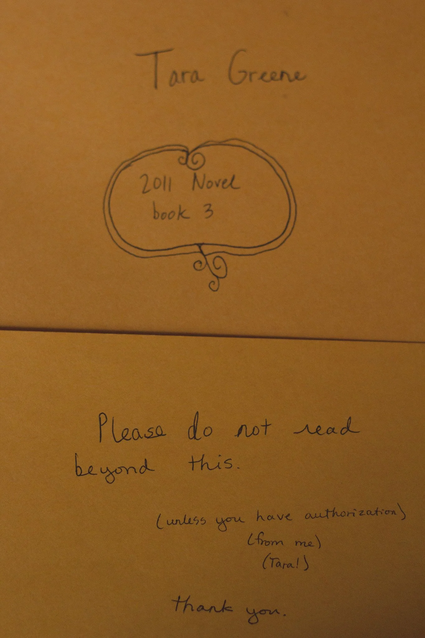 Inner Jack notes from first novel.