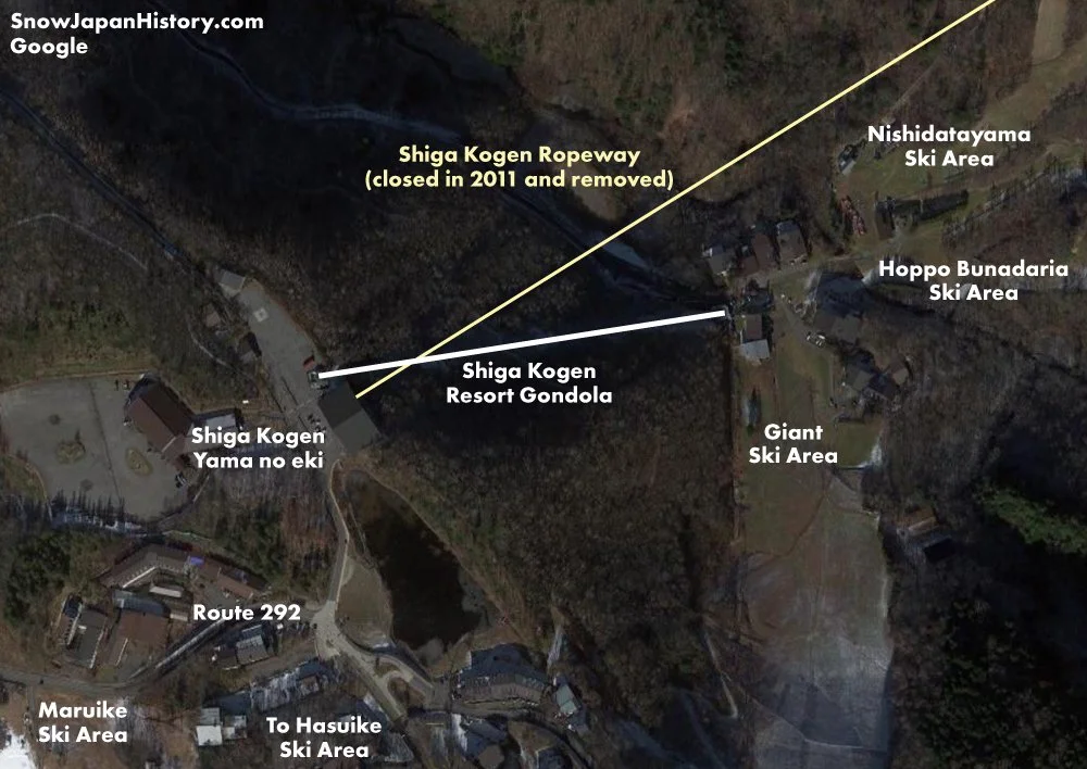Old Ropeway Shiga Kogen Ropeway (Yamanouchi, Nagano) 志賀高原ロープウェイ(長野県山ノ内町)