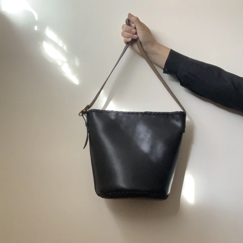 ★OVHEE★ Poe Bucket Bag Black Designer fashion, Seoul-fully created | W Concept