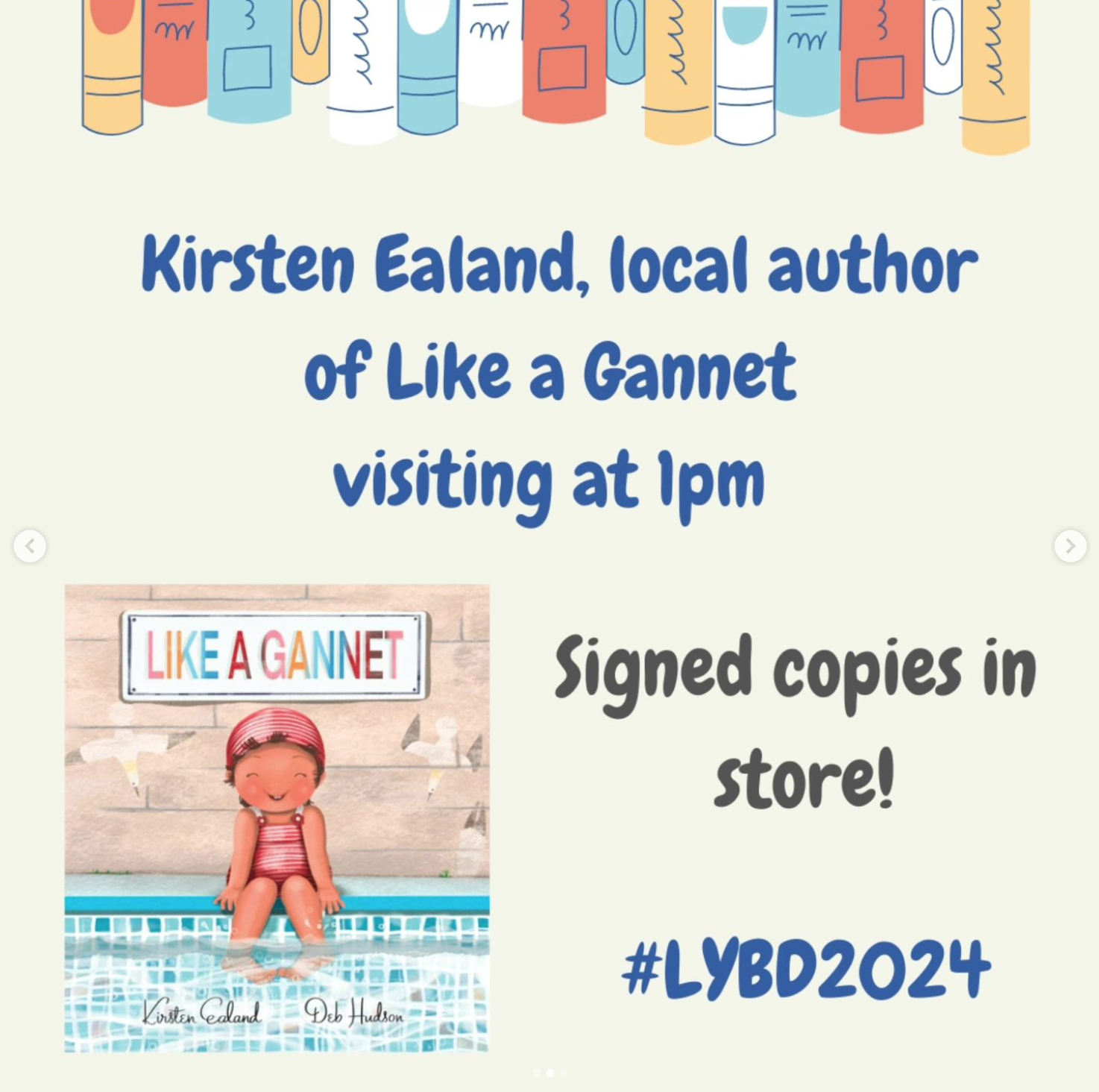 Author Visit for Love Your Bookshop Day