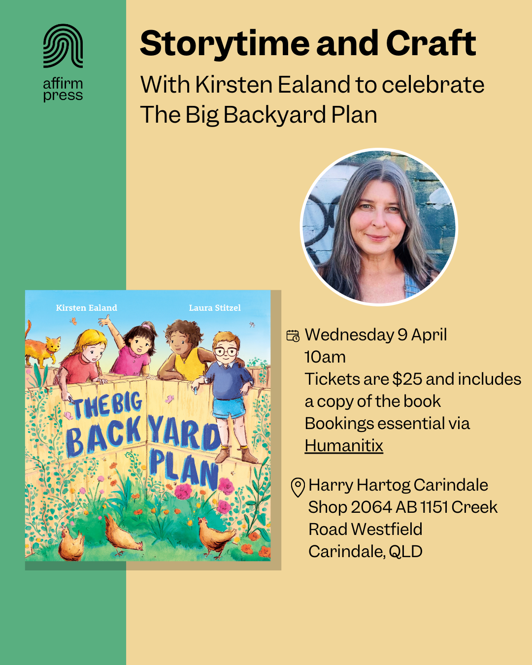 The Big Backyard Plan Storytime and Craft