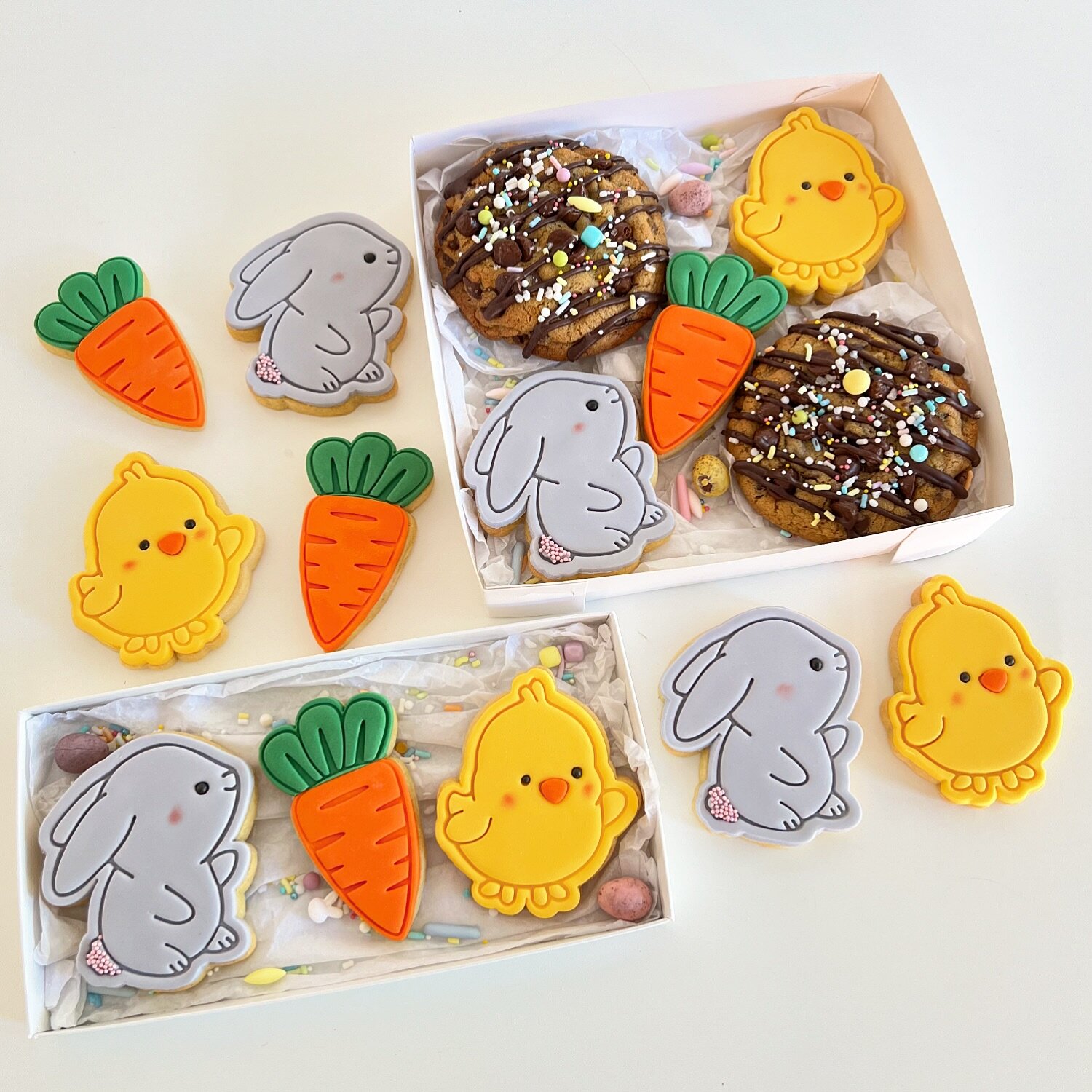 Our Easter collection 2024 is ready! 🐣🐰
If you&rsquo;re looking for cute (&amp; delicious) edible gifts, I got you covered!! 
Email us for more info and to order.
(Limited availability so please get in quick.)
.
#frostedindulgece #brisbaneastercook