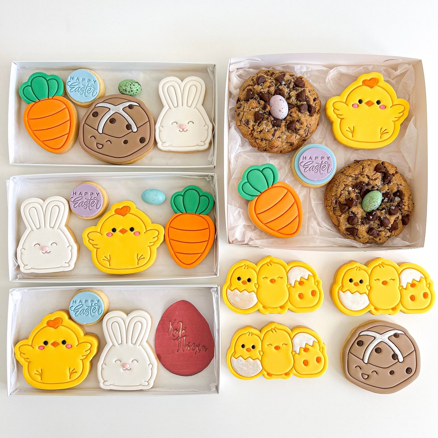 Our Easter Collection 2025 is here! 🐣🐰
And even more exciting..I will be launching it on our newly updated shop on the website. 
.
All items including an 8 pack box of Easter OG choc chip cookies will be available to preorder this week. 
.
To colle