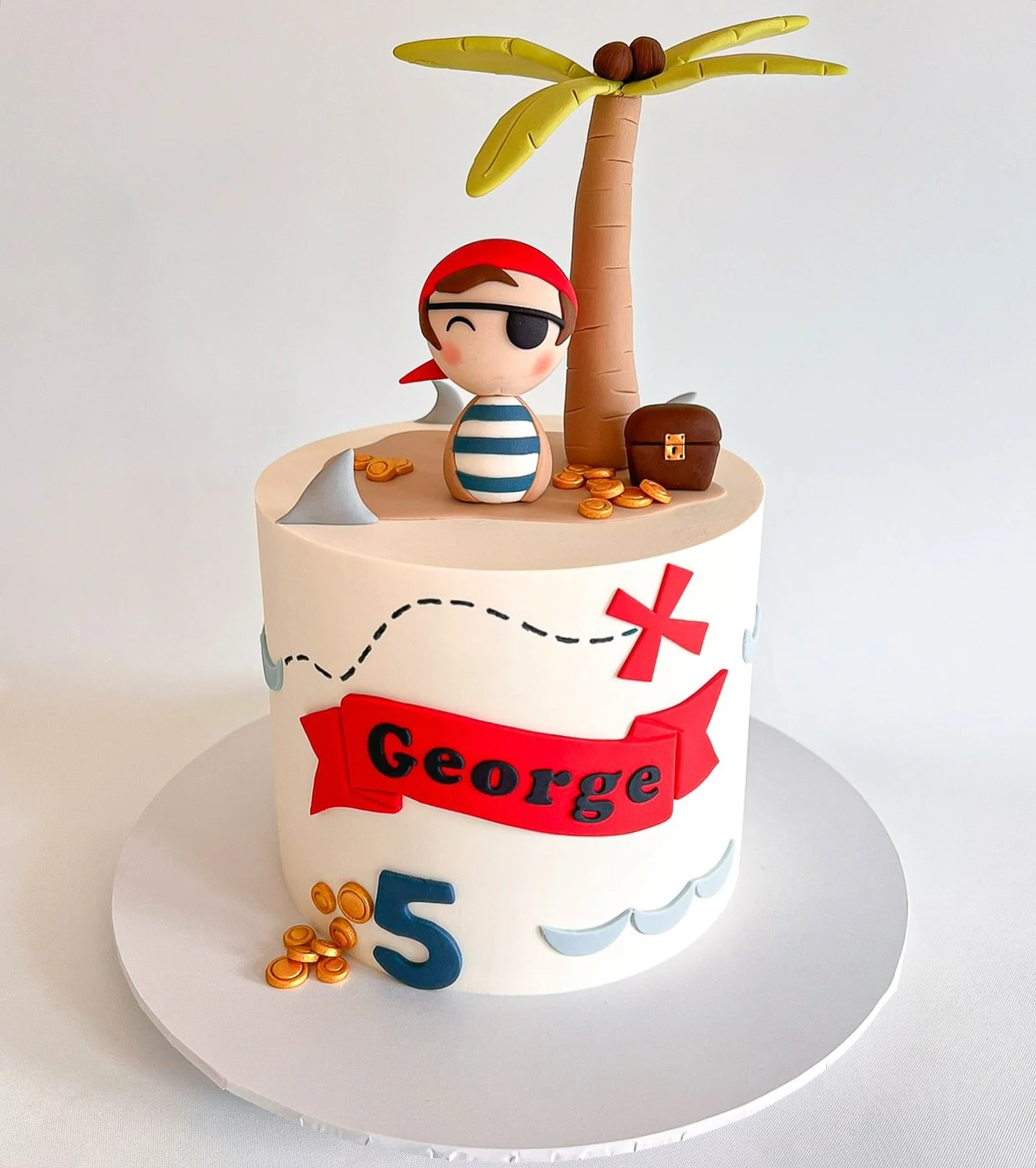 Arrrr matey!&hellip;but make it a bit cute! 🏴&zwj;☠️ 
.
#frostedindulgence #brisbanecakes #brisbanebirthdaycakes #brisbane #piratecake #cutepiratecake #piratebirthdaycake #cutecake