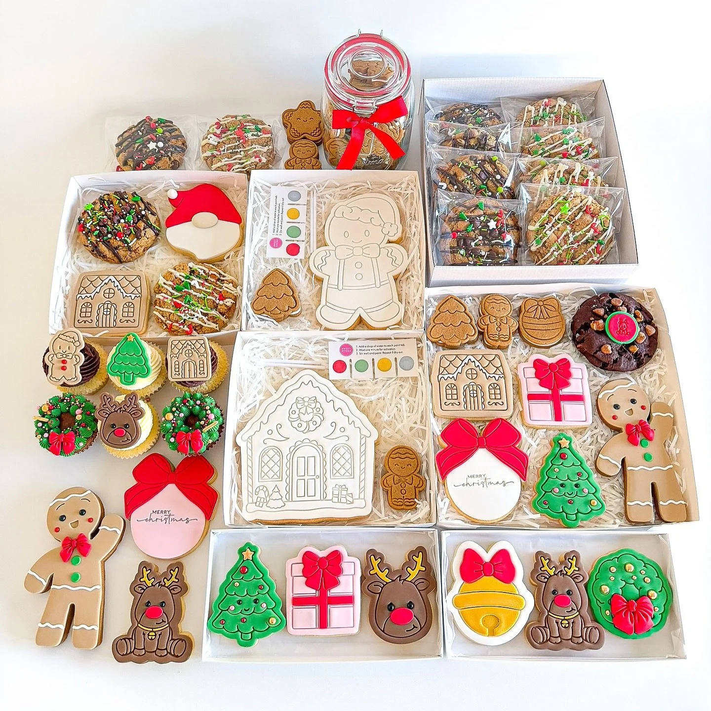 Our Christmas collection 2025 is here! 🎄🎅🏼
There are so many options this year including paint your own sets for the kids, our signature cupcakes &amp; cookie gift sets &amp; so much more! (Will post more pics tomorrow) 
Orders can be placed on th