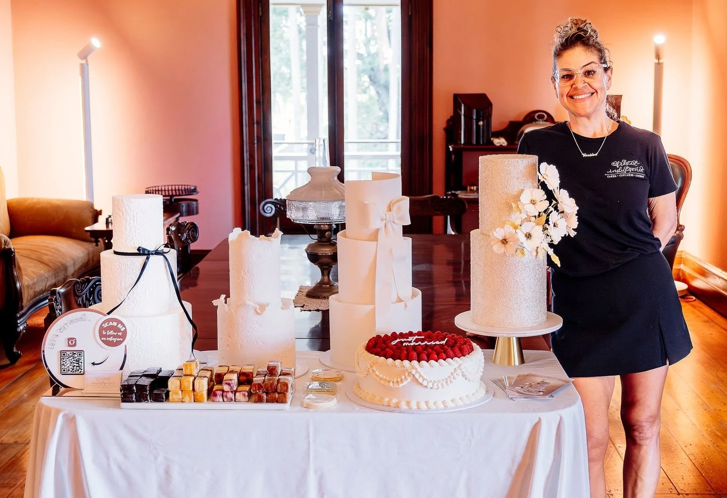 It was so amazing to have been a part of the @newsteadhouse showcase last week where I had the pleasure of meeting so many new people! 
Thank you to @the.infinity.collective for taking such amazing photos on the day - it&rsquo;s not easy talking me i