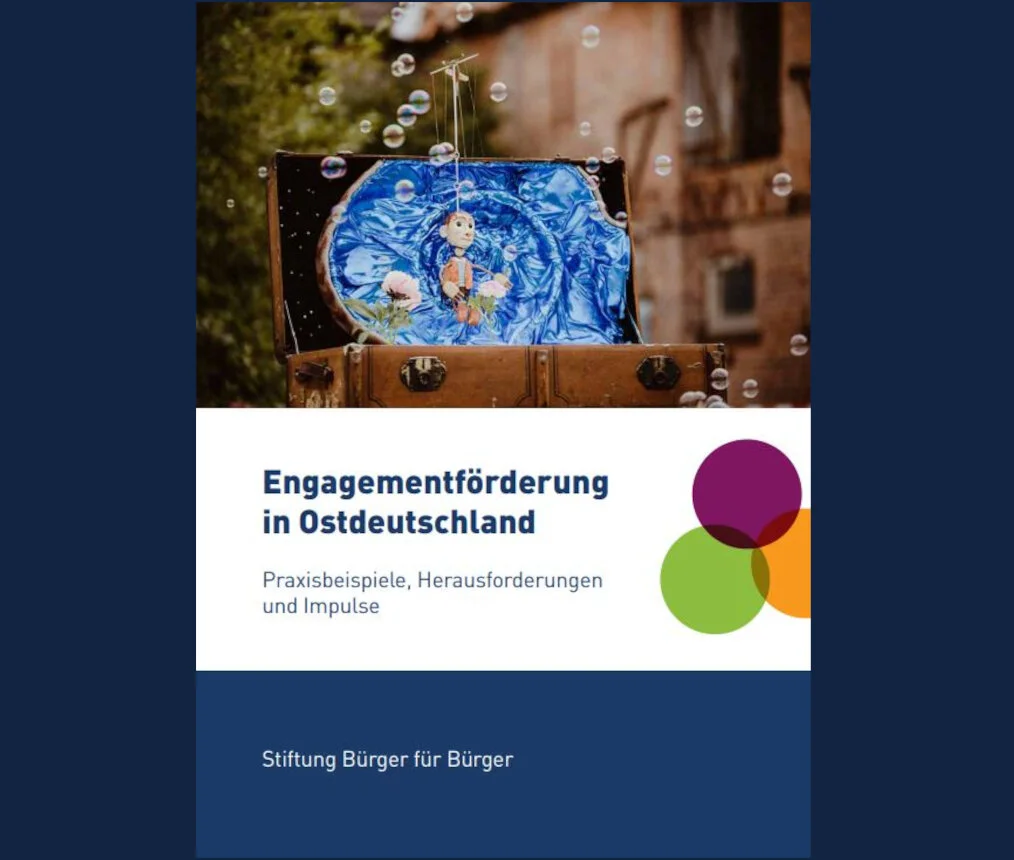 Broschüre: Engagementförderung in Ostdeutschland