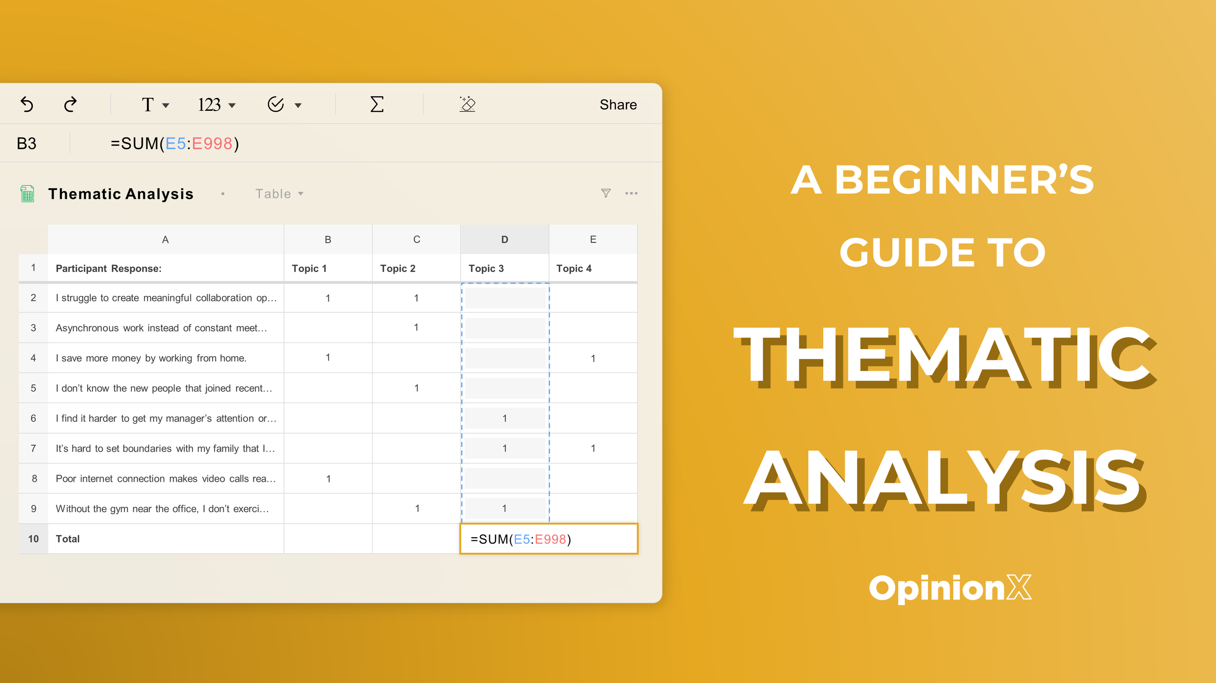 thematic analysis in quantitative research example