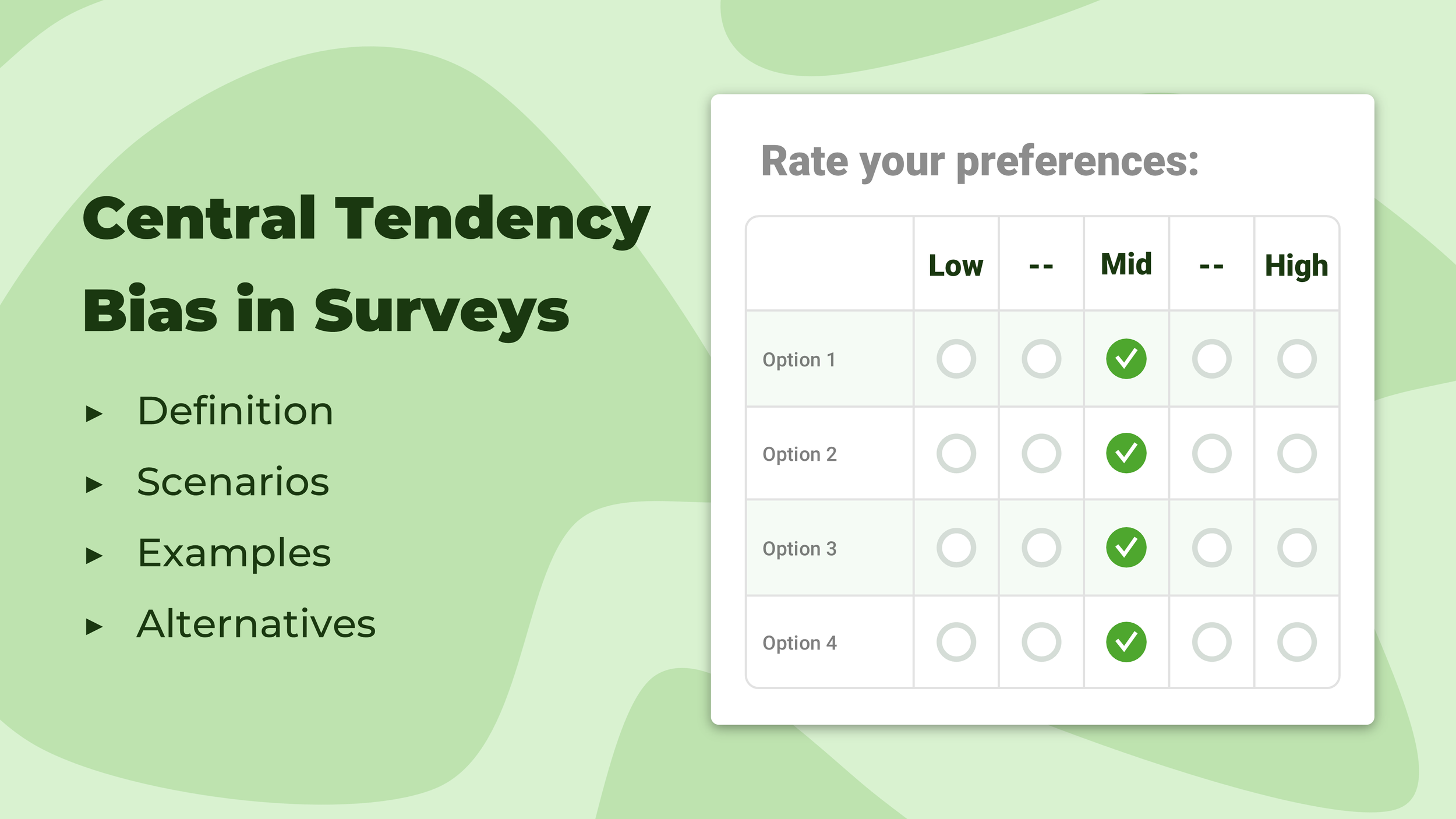 Central Tendency Bias in Surveys (And How To Avoid It)