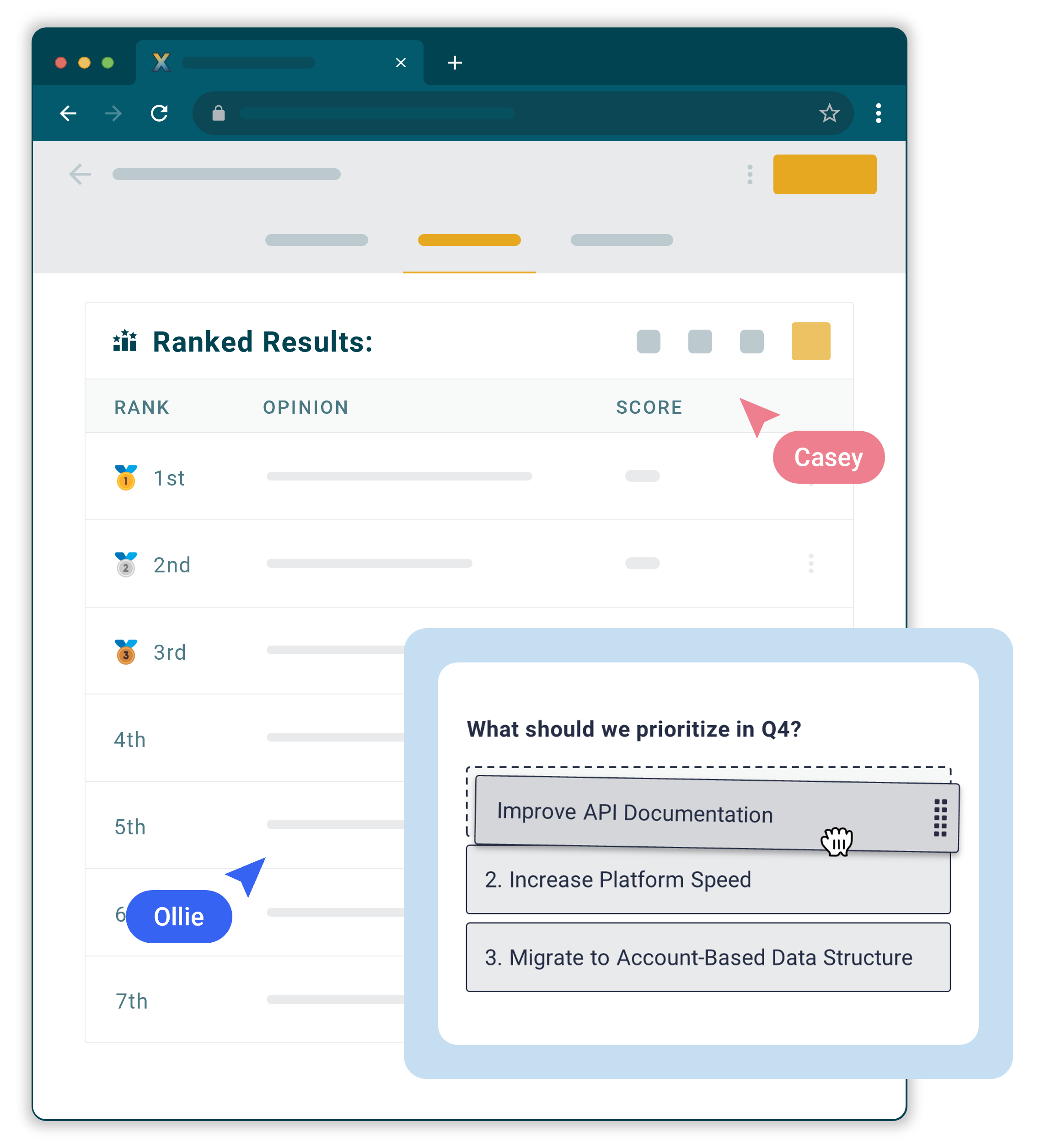 OpinionX vs Google Forms for Ranking Surveys // OpinionX — Free Stack