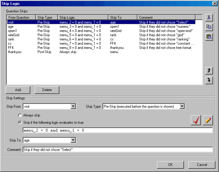 Screenshot from Sawtooth Software’s Lighthouse Studio survey platform