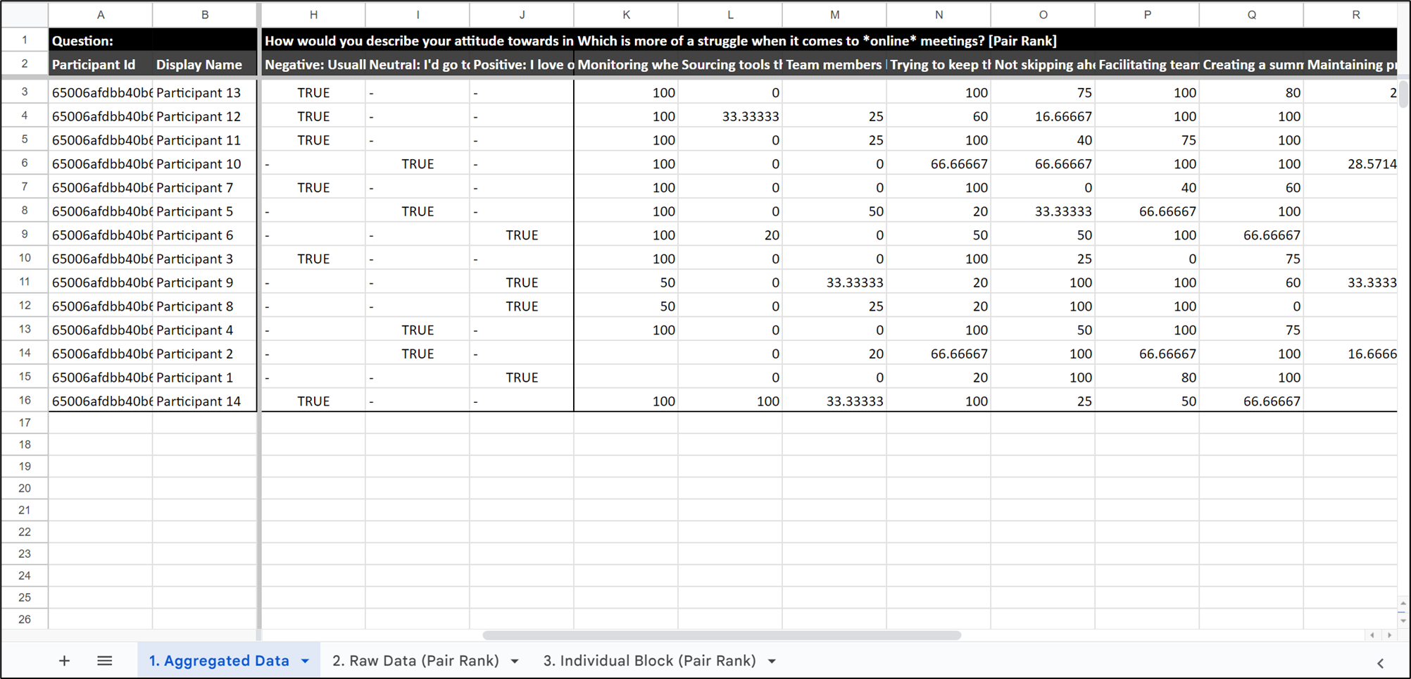 Export all results to a single spreadsheet // OpinionX — Free Stack ...