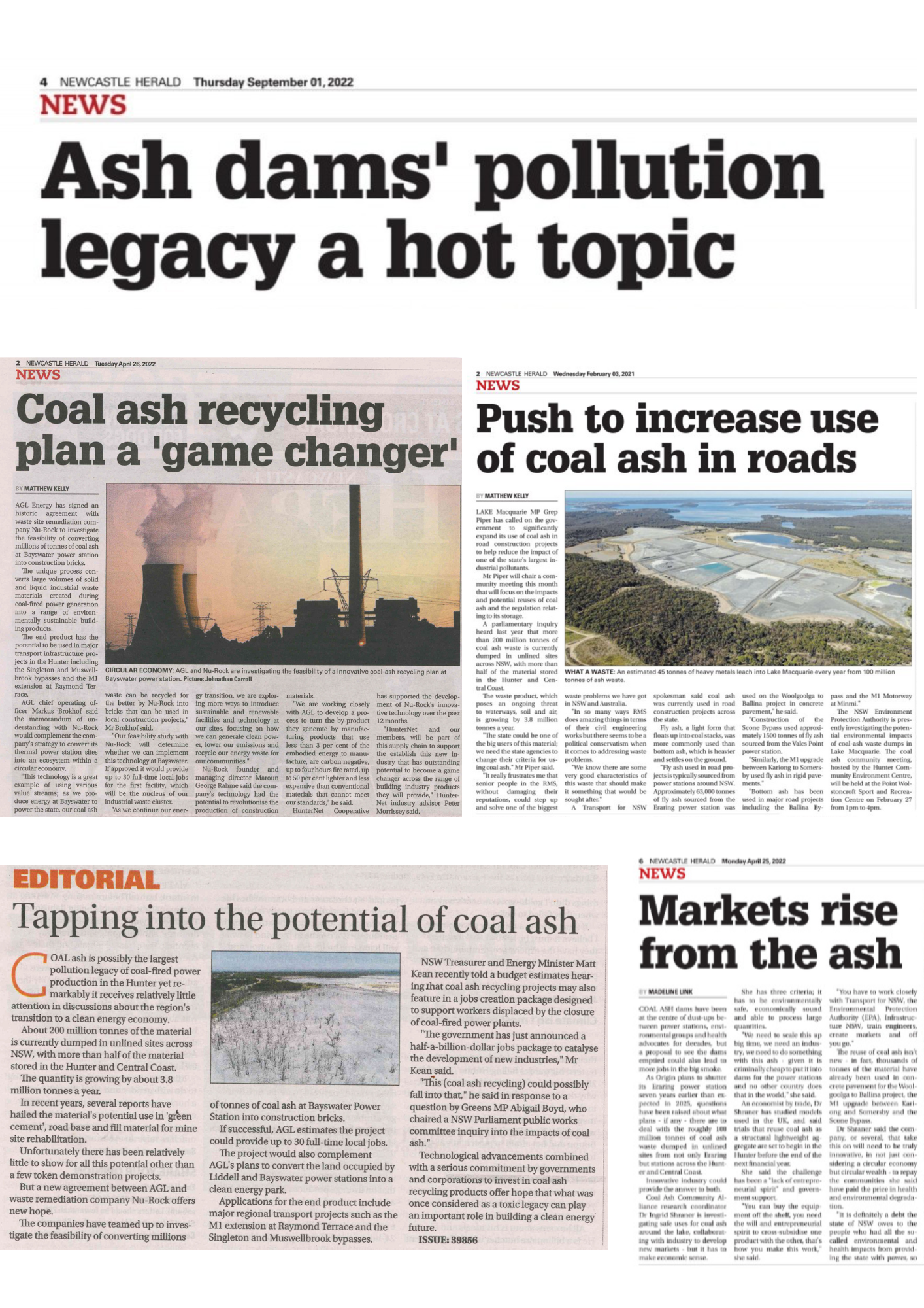 Coal-ash recycling — HCEC
