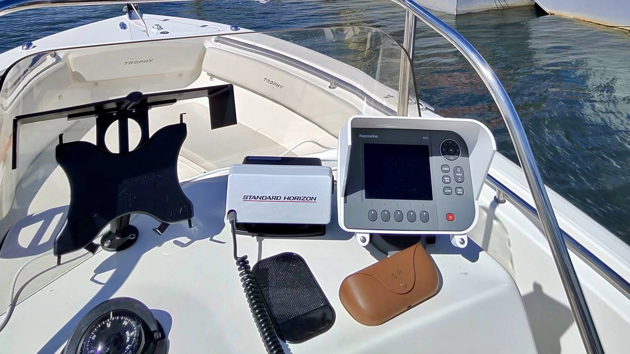Boating and marine gear used aboard my boat on the Detroit River.