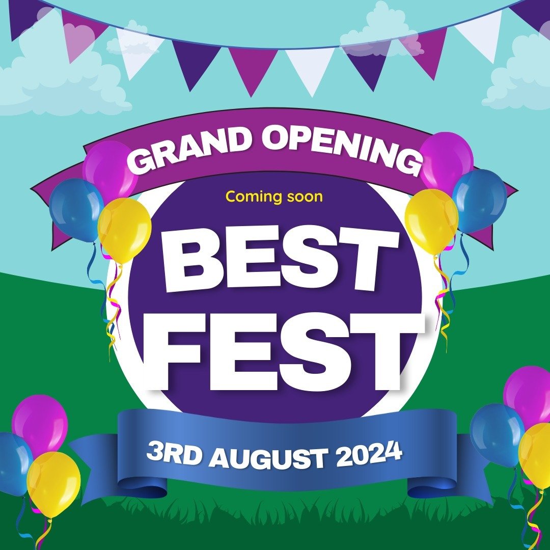 🎉BEST FEST🎉
We have decided to push our Best Fest to the 3rd August 2024 and incorporate it with our BEST grand opening of our new center. 
So we are calling all local bands, stall holders, companies who would like to get involved and make it a spe