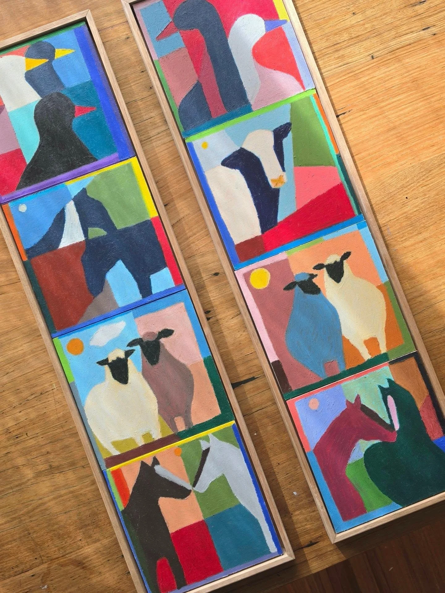 JUST TWO DAYS TO GO! 🤩 @affordableartfairau

These two newbies have just been framed and added to the catalogue ❤️

I&rsquo;m so pumped doing the last-minute check-up on all my new works for the fair &mdash; and I honestly can&rsquo;t wait to share 