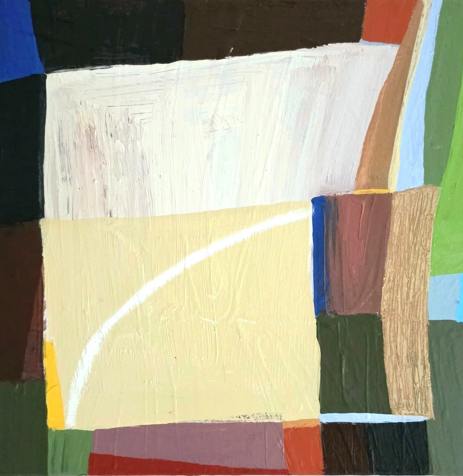 Early Moning in Northport 2_mixed media on canvas in natural oak_28 x 28 cm.jpg