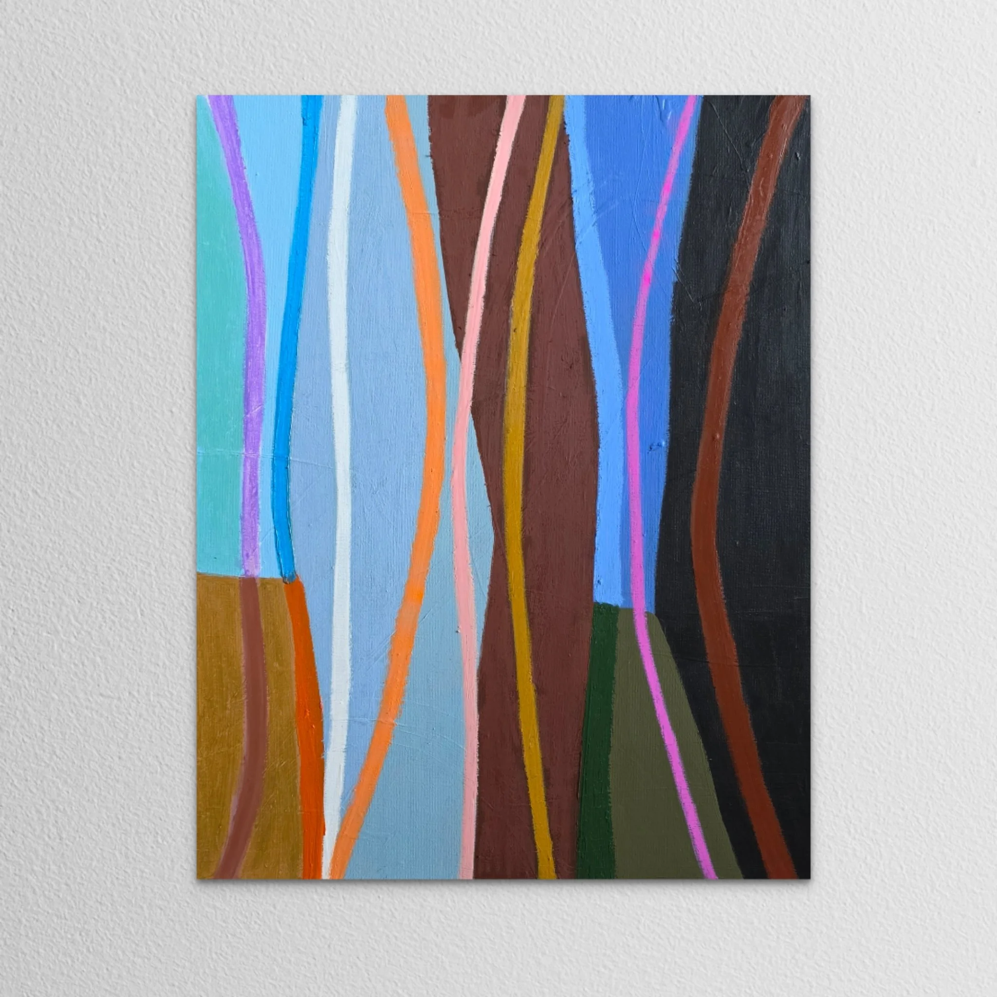 Winter Breeze, Mixed media on canvas, 40 x 50 cm, 2026