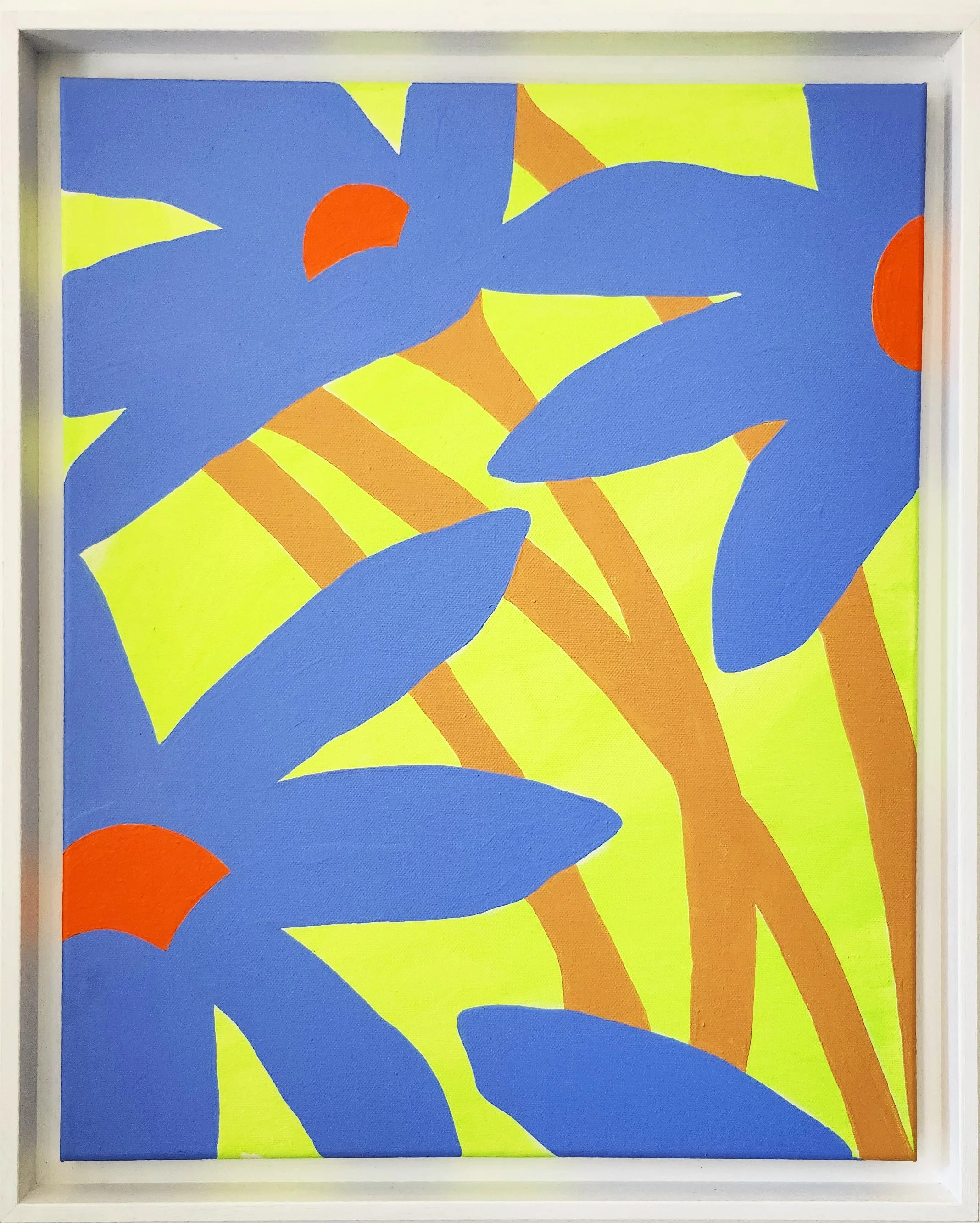 We all chased the sun_acrylic on canvas in stained oak_46 x 56 cm_$1100.jpg