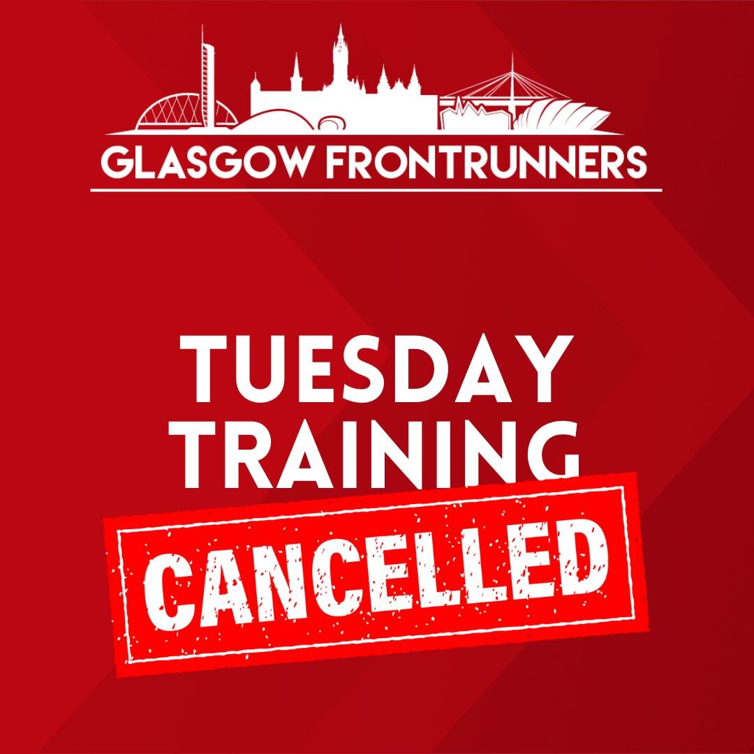 ❌ We're calling off tomorrow's runs (Tue 23/Jan) due to severe weather.