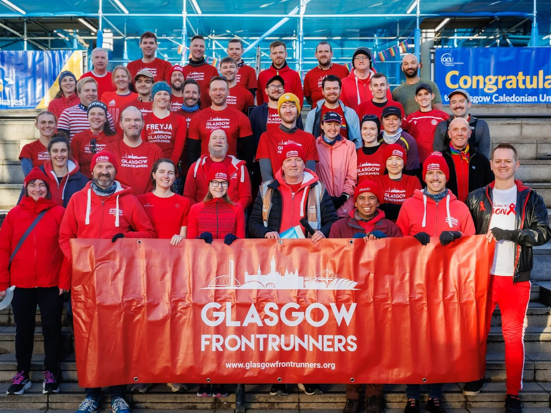 A Group Photo of GFR Members at RED Run 2025