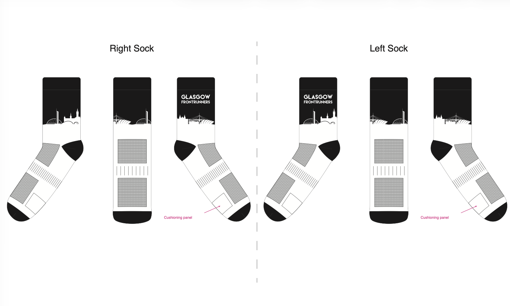 GFR Running Socks