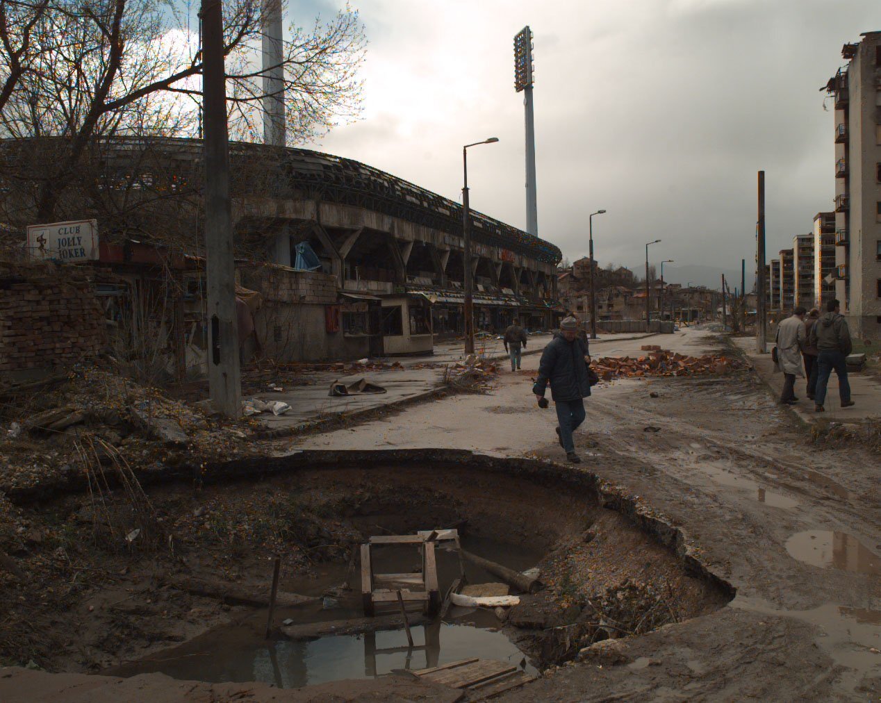 The Grbavica Stadium & the surrounding area following the Siege of Sarajevo | Photo Credit
