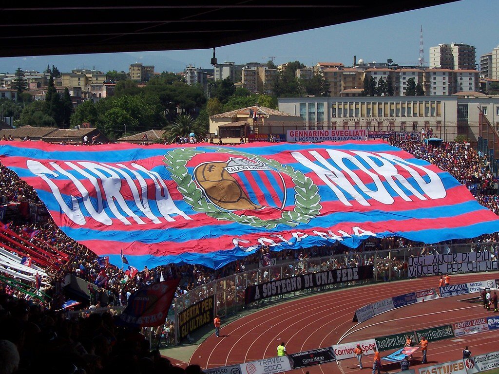 Catania’s famous Curva Nord | Photo Credit