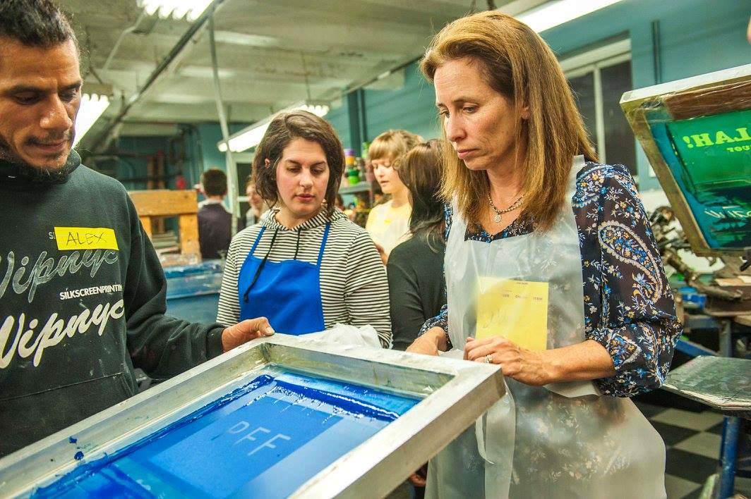 enkelt gang engagement nudler Silk Screen Printing Classes NYC — Works in Progress NYC