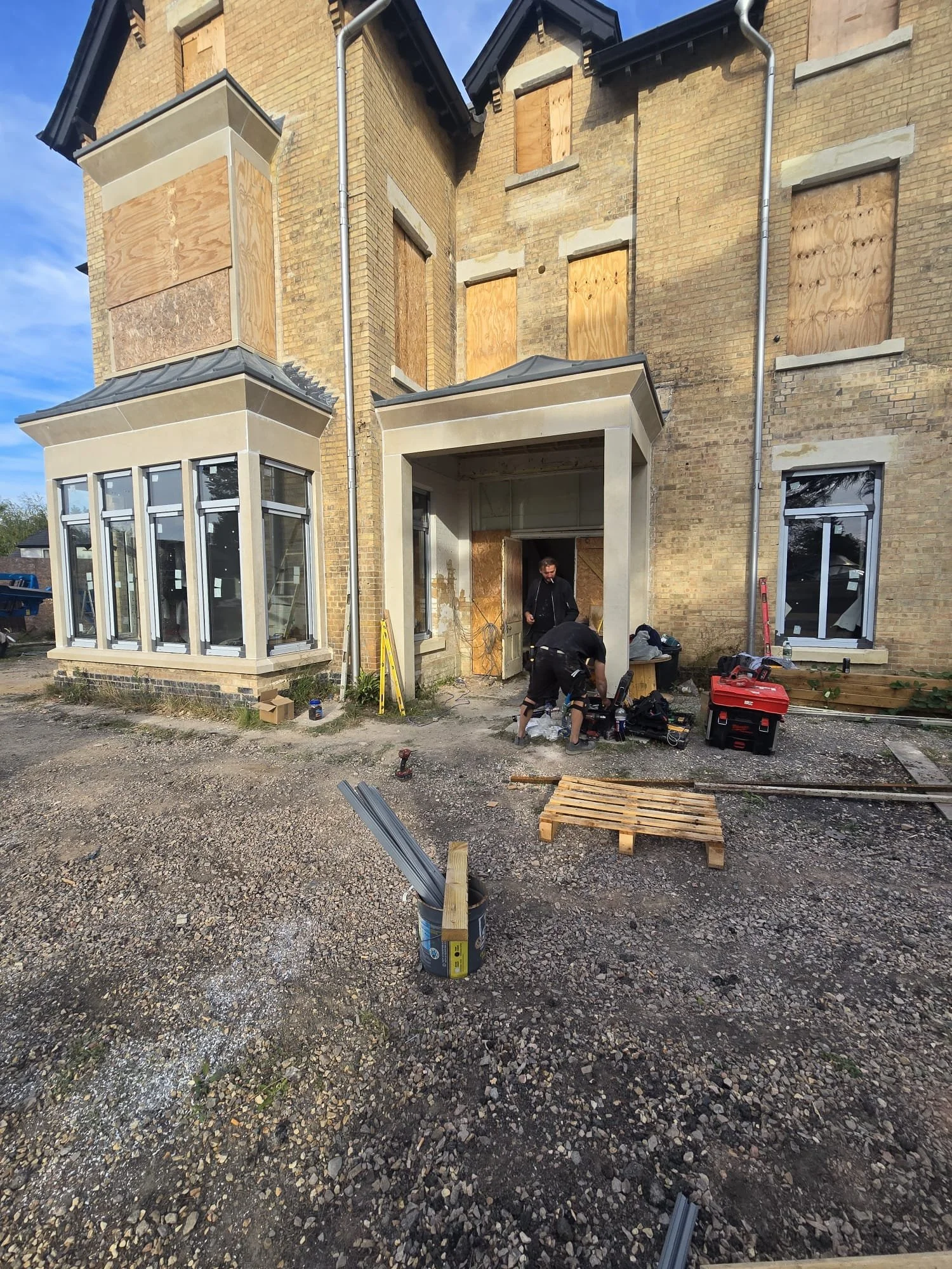Construction work begins on this iconic building in Taunton