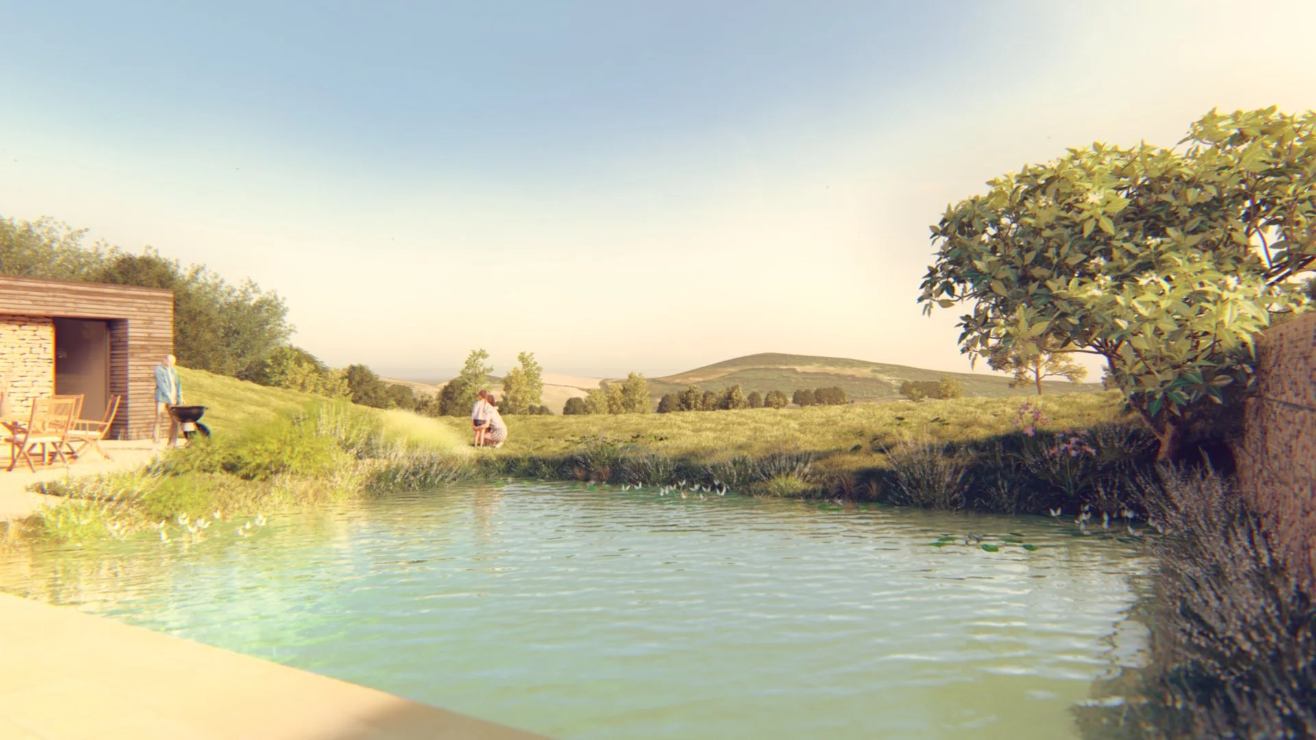 Planning stage for this wellbeing retreat, Somerset