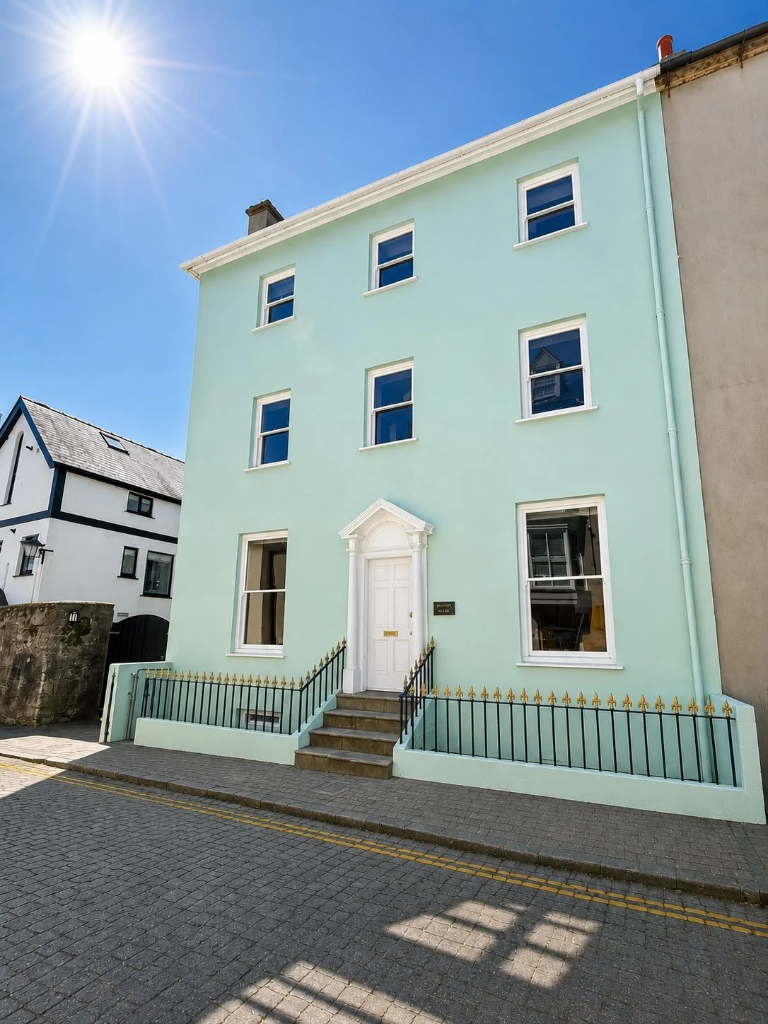 Previously derelict Grade 2 listed Building transformed - Change of use to 5 flats 