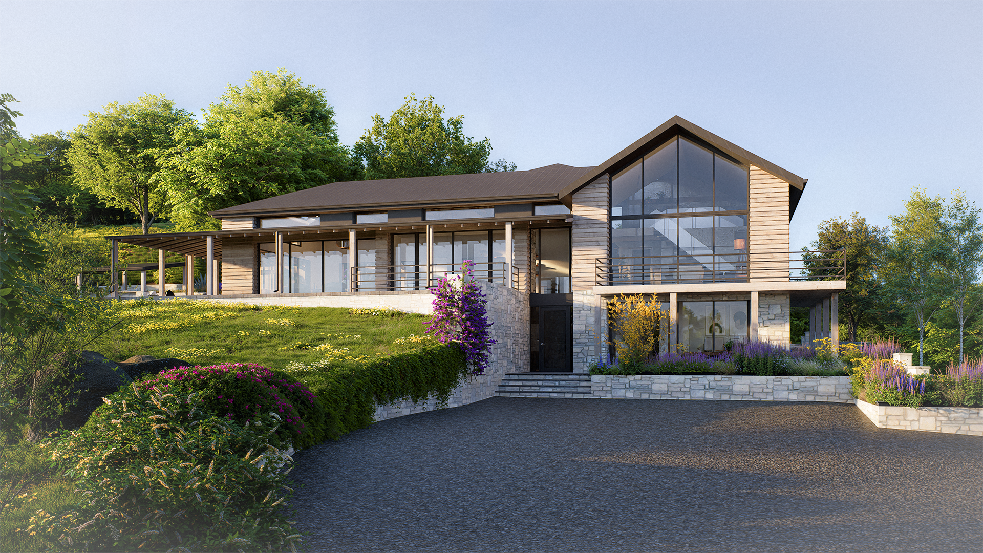 Commissioned to design a new home in Cheddar, Somerset