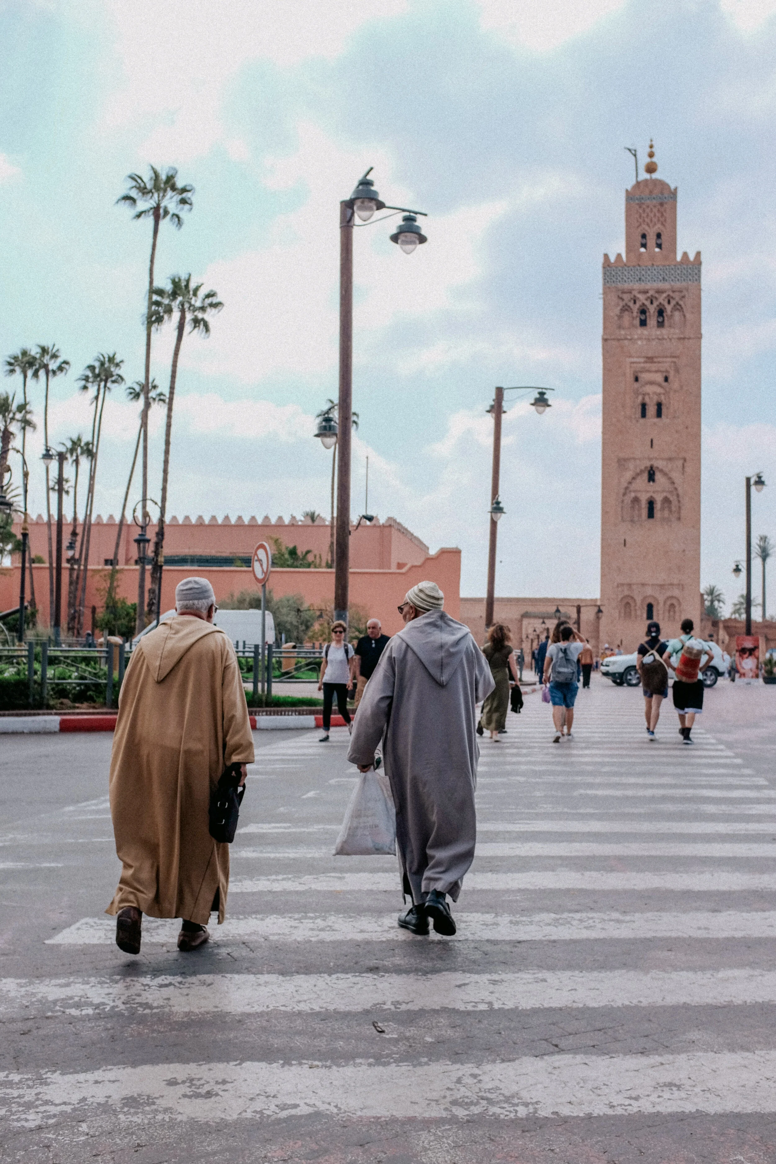 Zebra crossing, Mhamid Marrakech