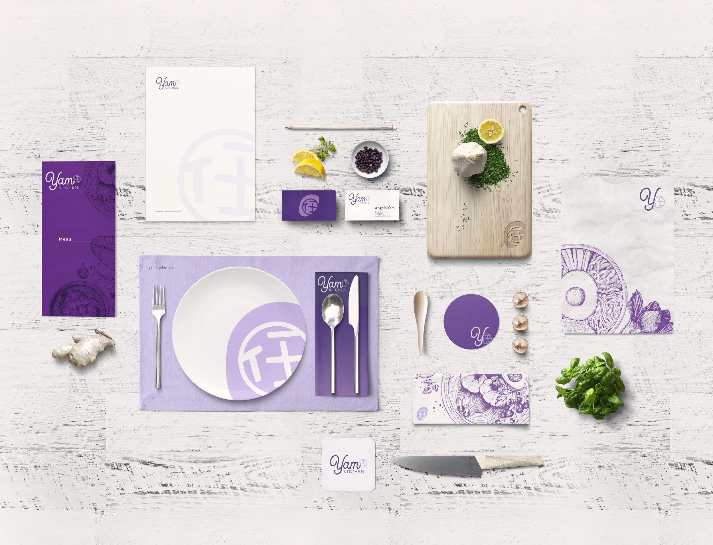 Yam Kitchen Branding — Jovietajane Creative Studio