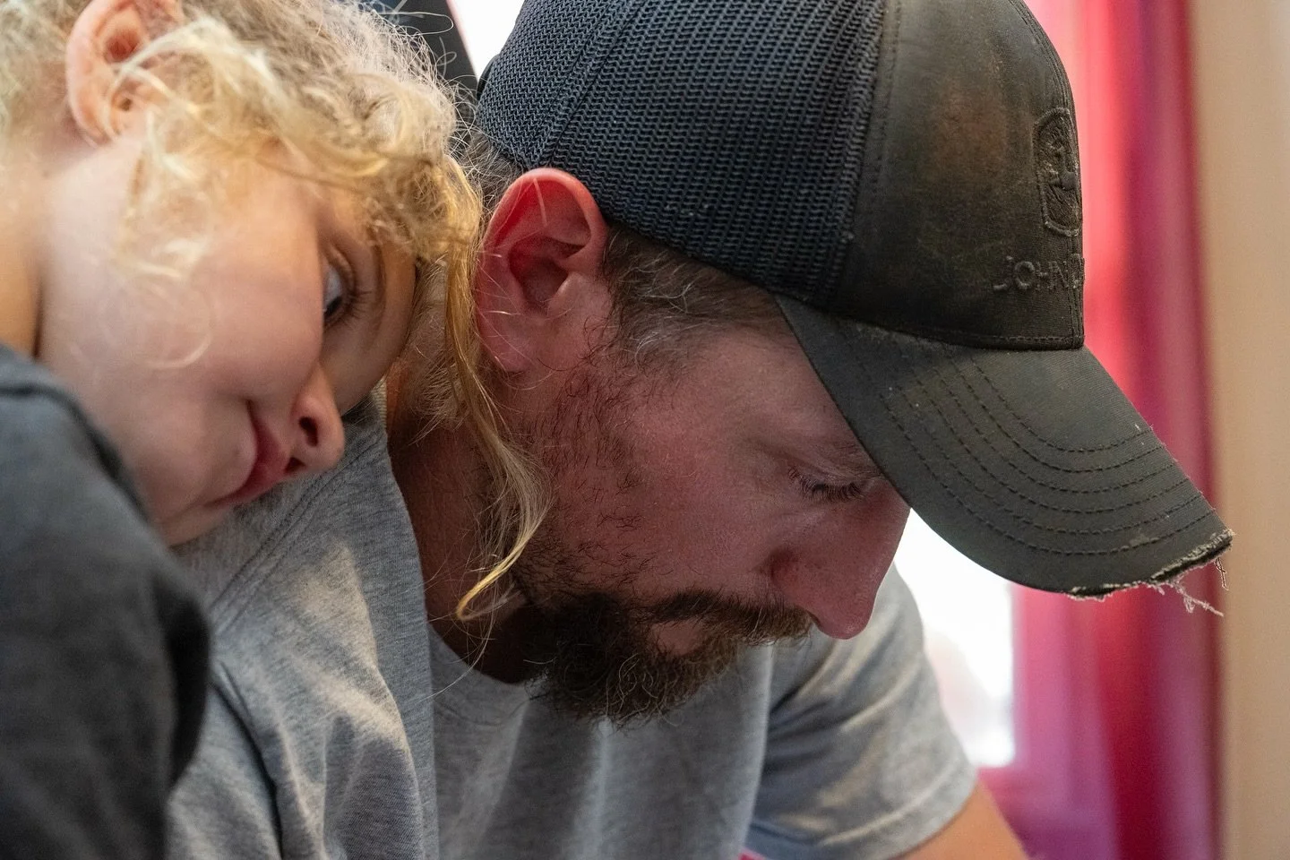 Stills from Kevin Weikles&rsquo;s story. Please see previous post for a short video on Kevin, 35, experience with black lung. Captions below.

1.Dixie Weikle, 5, rests on her father, Kevin&rsquo;s, as the two sit on Kevin&rsquo;s porch on Monday, Jul