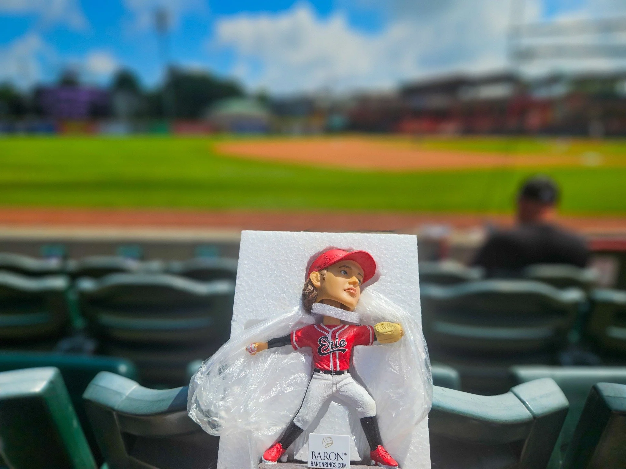 Goal one of two accomplished! Now to meet Trei Cruz's autograph. Someone has a HUGE crush.
#moonmammoths
#seawolves
#itshotout
#jacksonjobe
#eriepa
#whyamiwearingcotton
#itsbaseballseason