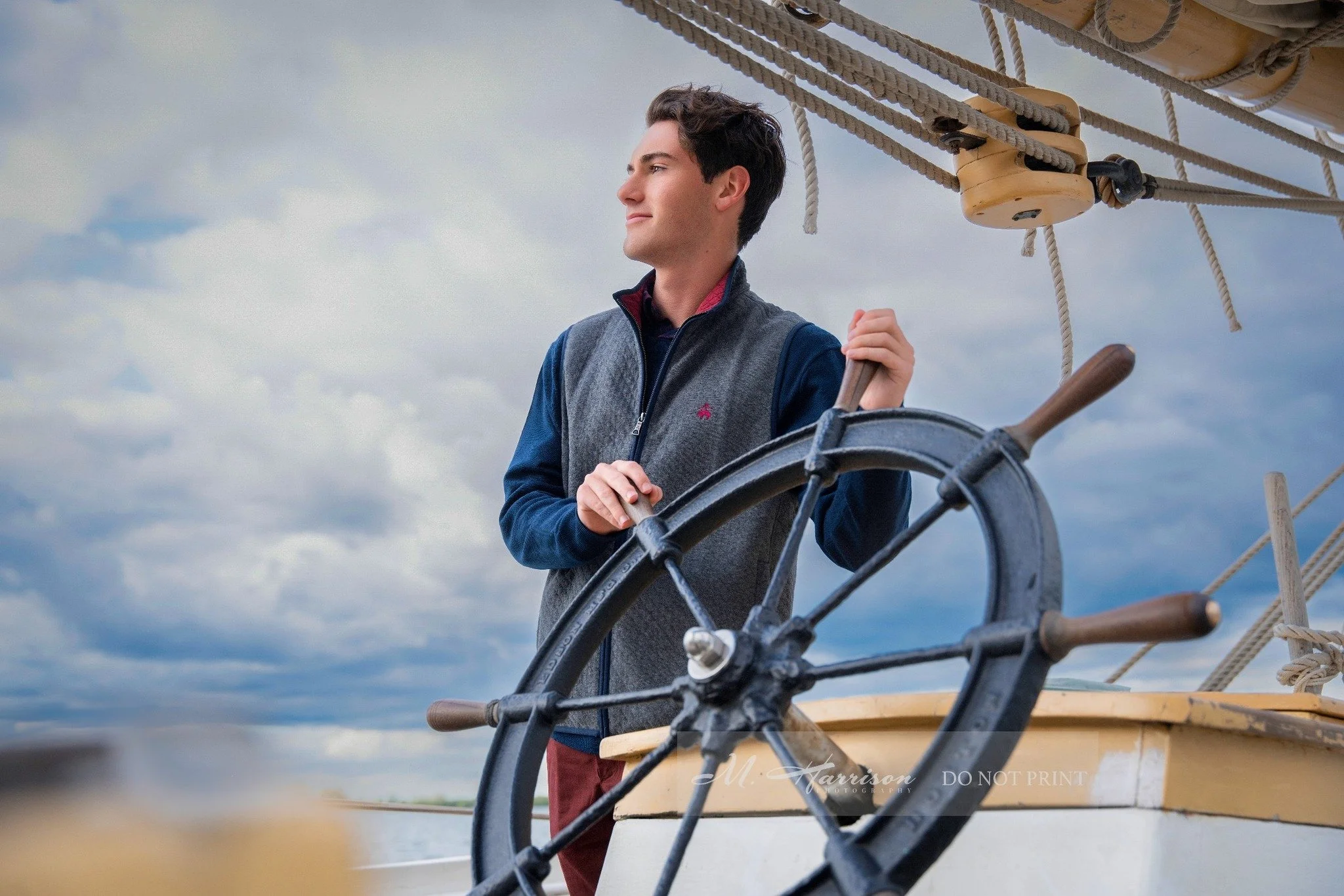 This afternoon on the Lettie G., I had an amazing time photographing Mr. G! He's a natural-born model and ship expert, and I'm pretty sure he's been secretly training for this photo shoot his whole life. I truly hope you enjoy your sneak peek of your