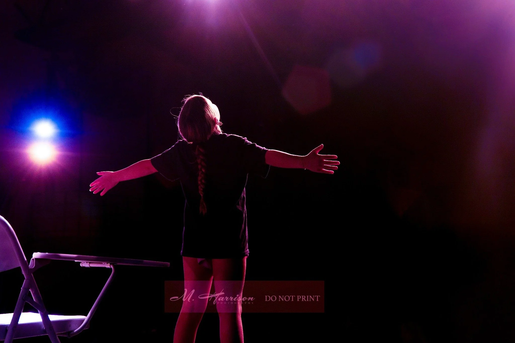 Oh, Q.  I can't. 

Miss Q got called out to do a mini Master Class for the entire cast and crew on how to perform. From watching her grow up these last four years, learning from her big sister on acting, performing, and being an overall good person a