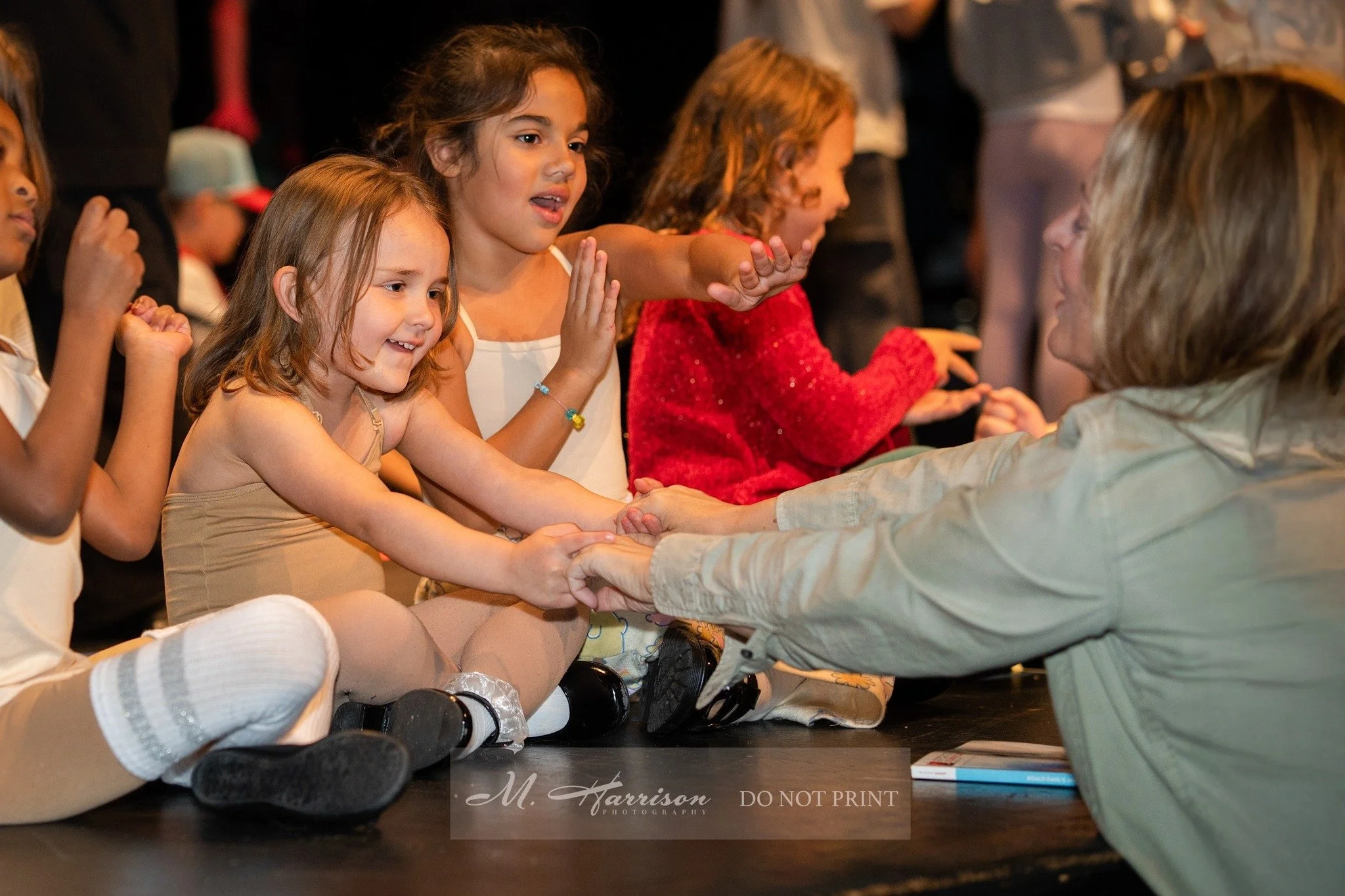 One of the littlest stars of Corella Productions Children's Theatre Academy! For two years I've asked this peanut to smile and she just silently shakes her head no. But I finally captured a smile, thanks to Patty! 

#childrentheatre #kidstheatre #the