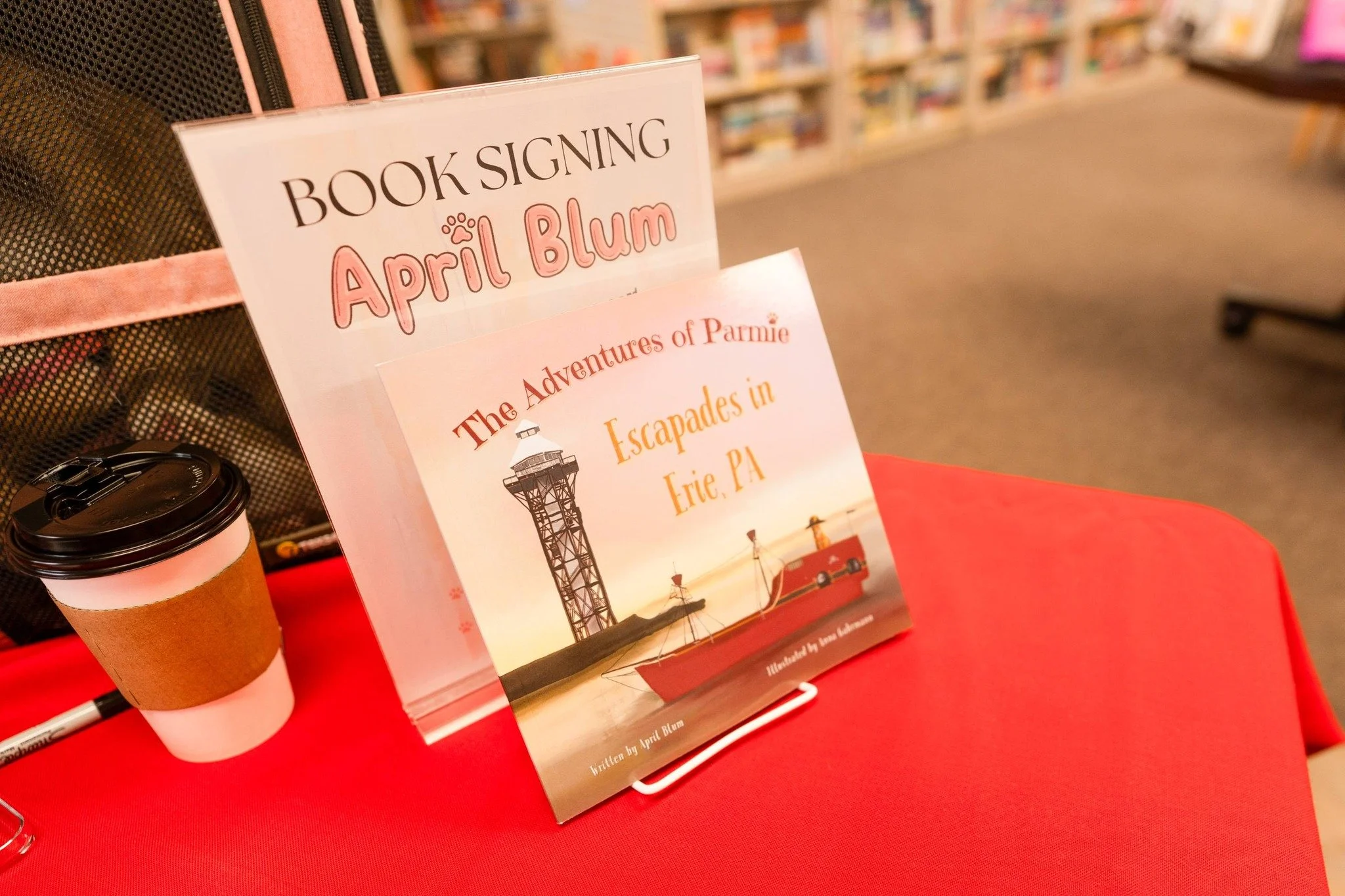 Had the privilege of photographing my friend's first book signing!! Congratulations to April Newman Blum and The Adventures of Parmie (Miss Parmie)! So excited for where your adventures take you!! 

April, please comment where one may pick up their o